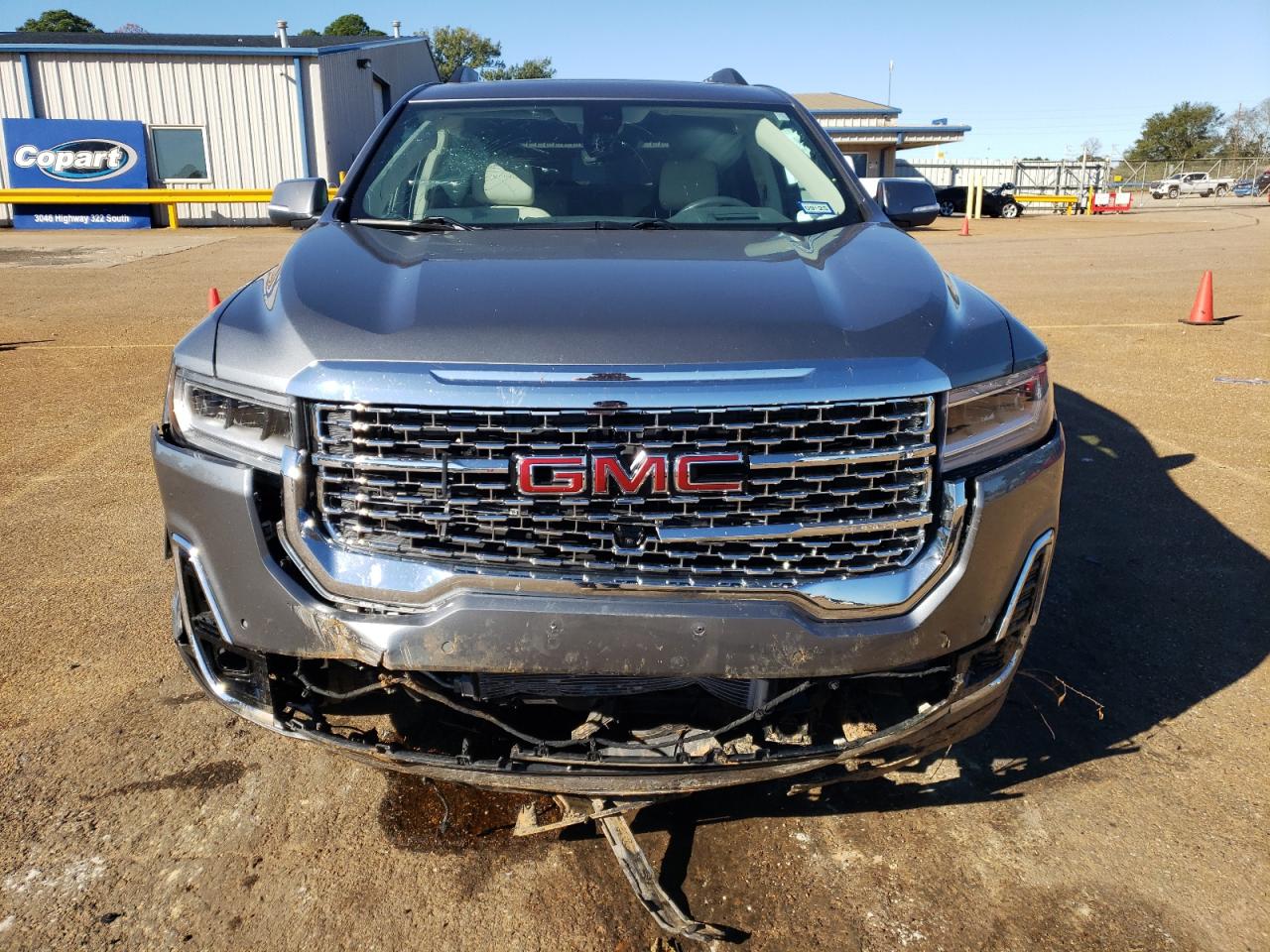 2021 GMC Acadia VIN 1GKKNPLS1MZ119407 Copart auction photo, front end damage thumbnail 5