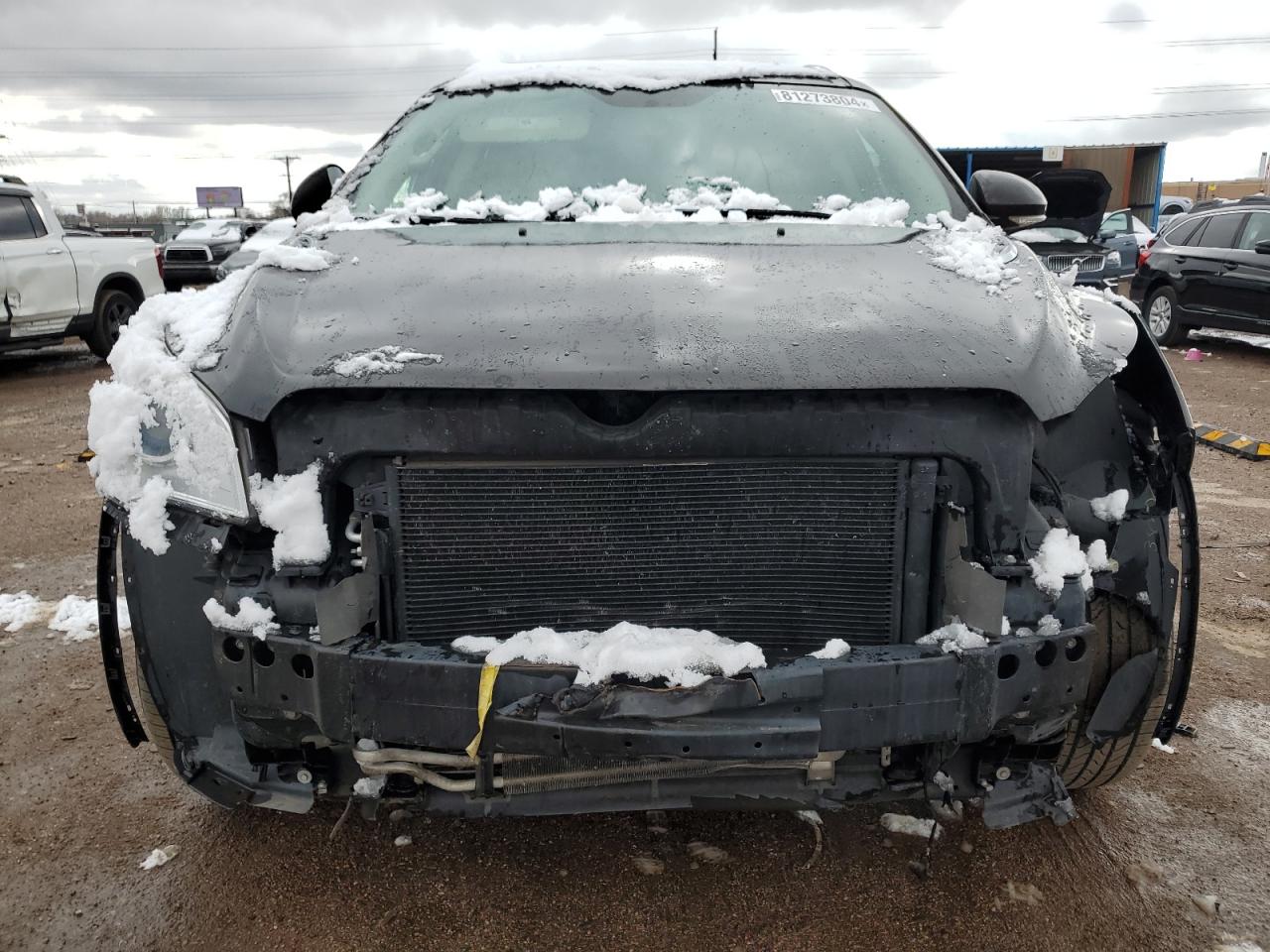 2013 Buick Enclave VIN 5GAKVCKDXDJ114083 Copart auction photo, front end / rear end damage thumbnail 5