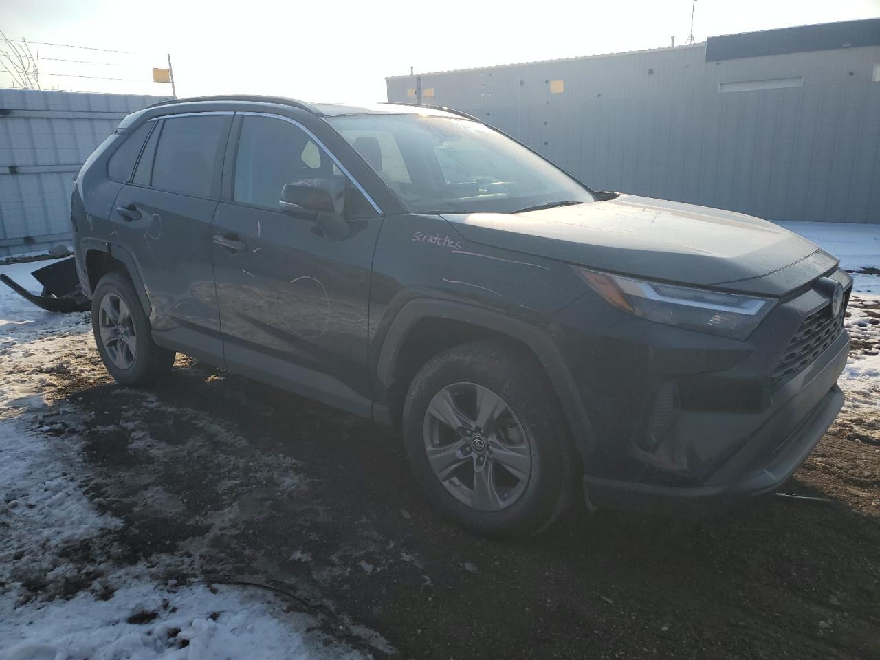 2022 Toyota RAV 4 VIN 2T3W1RFV1NW186682 Copart auction photo, all over damage thumbnail 4