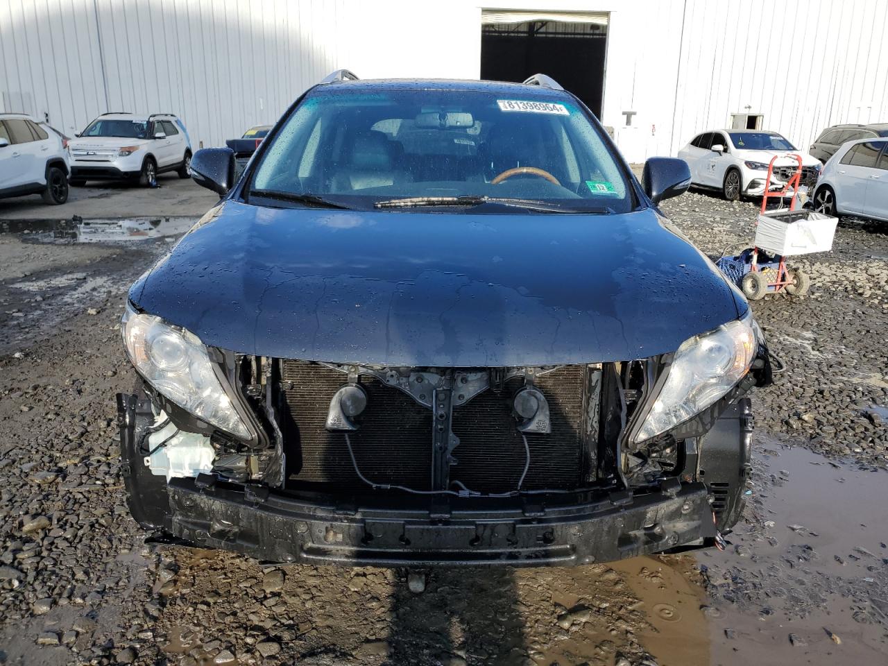 2010 Lexus RX VIN 2T2BK1BA9AC015825 Copart auction photo, front end damage thumbnail 5