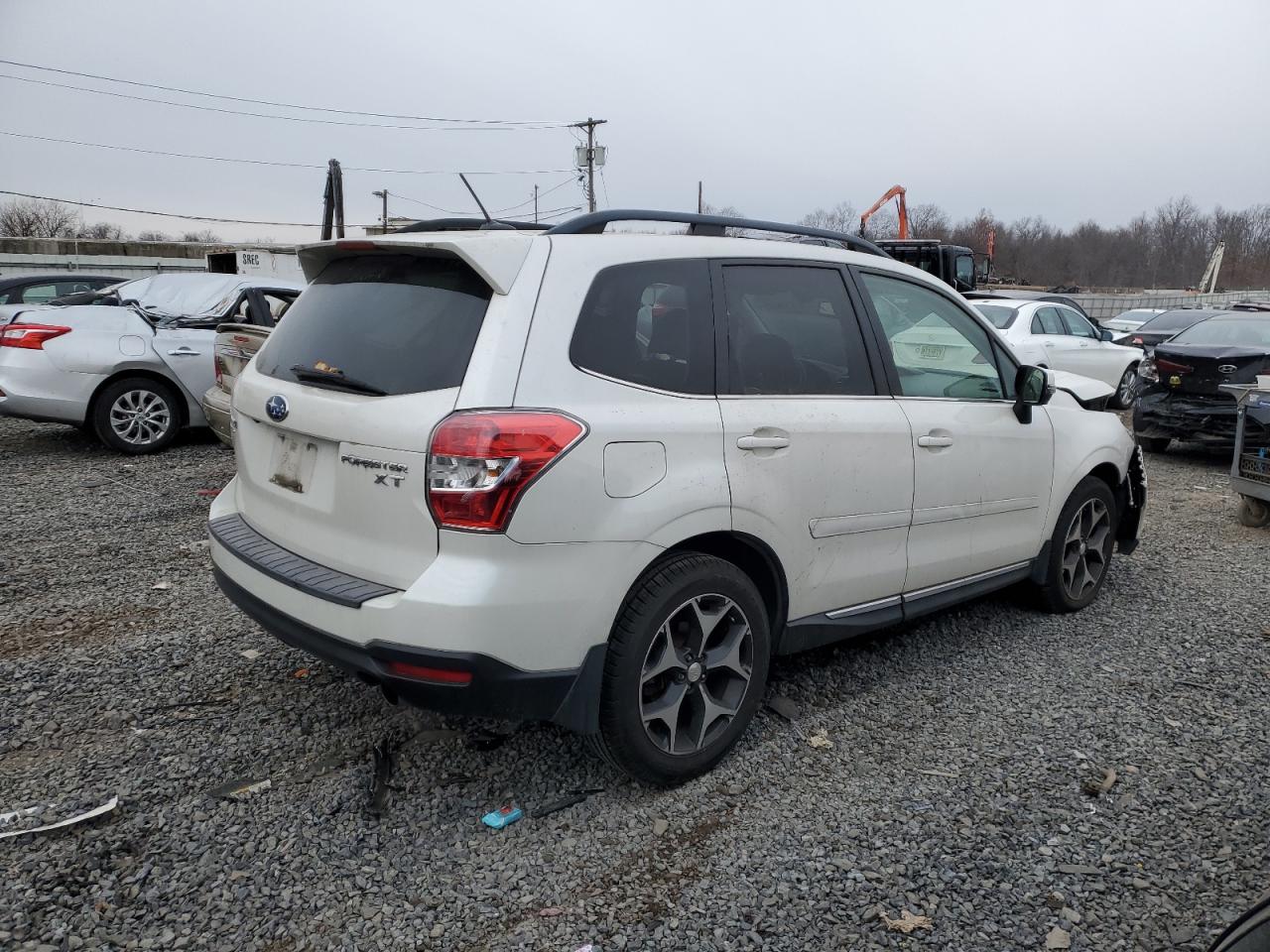 2015 Subaru Forester VIN JF2SJGWCXFH402071 Copart auction photo, front end damage thumbnail 3