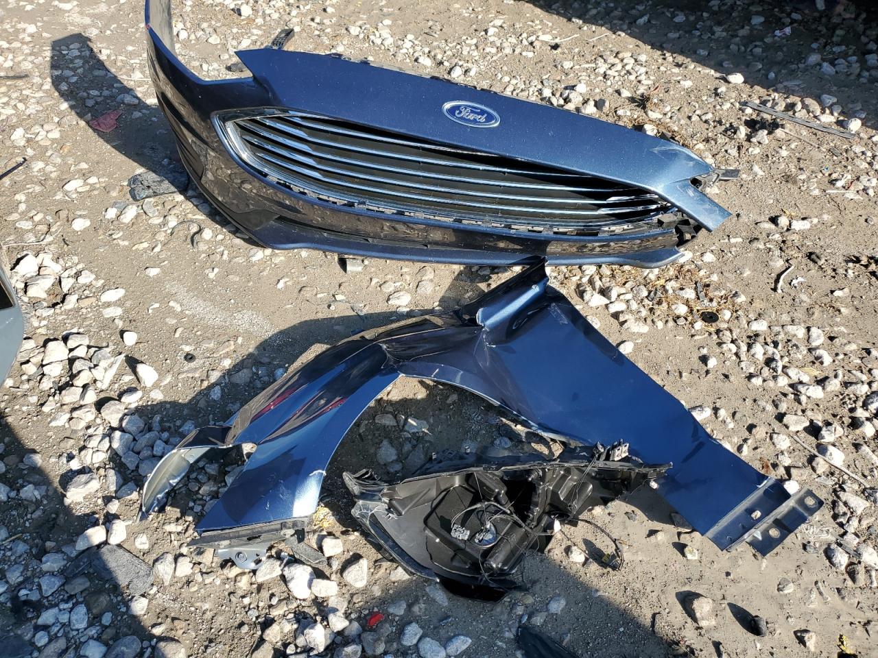 2019 Ford Fusion VIN 3FA6P0LU5KR119563 Copart auction photo, front end damage thumbnail 12