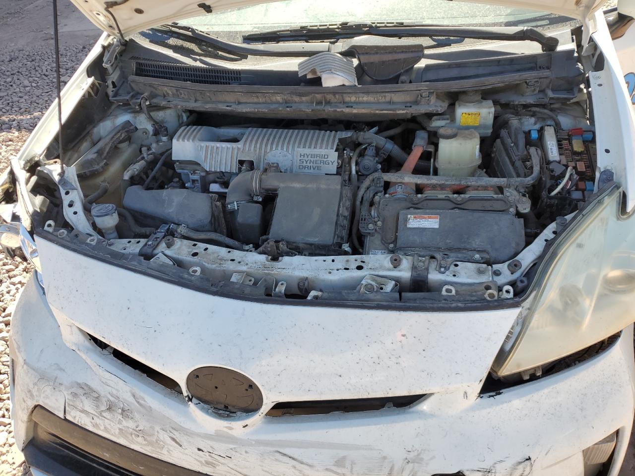 2013 Toyota Prius VIN JTDKN3DU5D559P692 Copart auction photo, front end damage thumbnail 12