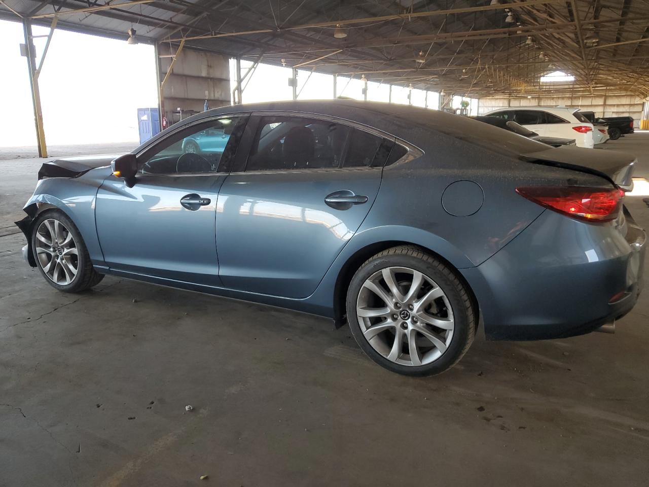 2017 Mazda 6 VIN JM1GL1V54H1137481 Copart auction photo, front end damage thumbnail 2