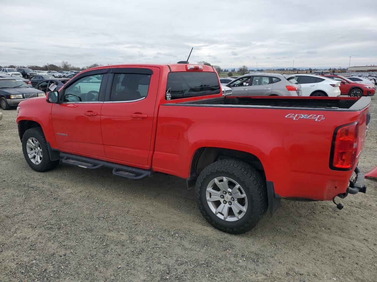 2015 Chevrolet Colorado VIN 1GCGTBE30F1192317 Copart auction photo, front end / rear end damage thumbnail 2