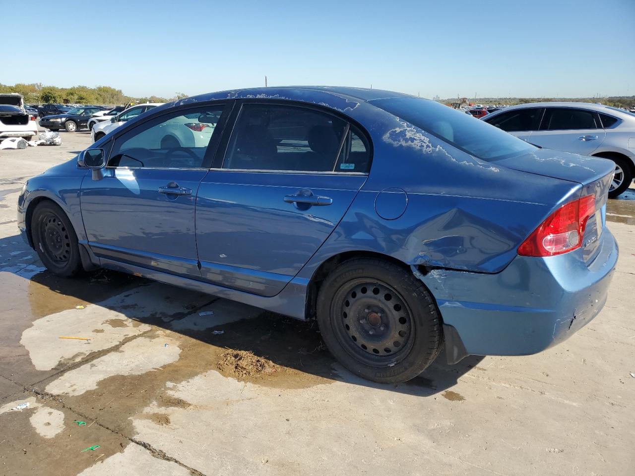 2006 Honda Civic VIN 1HGFA16566L150347 Copart auction photo, rear end / minor dent/scratches damage thumbnail 2