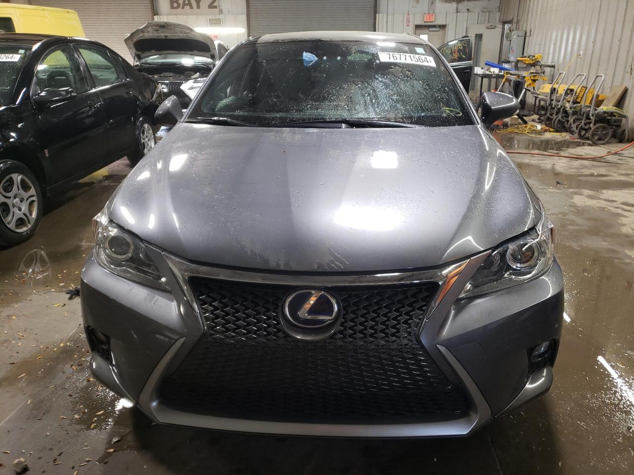 2015 Lexus CT VIN JTHKD5BH6F2210806 Copart auction photo, side damage thumbnail 5