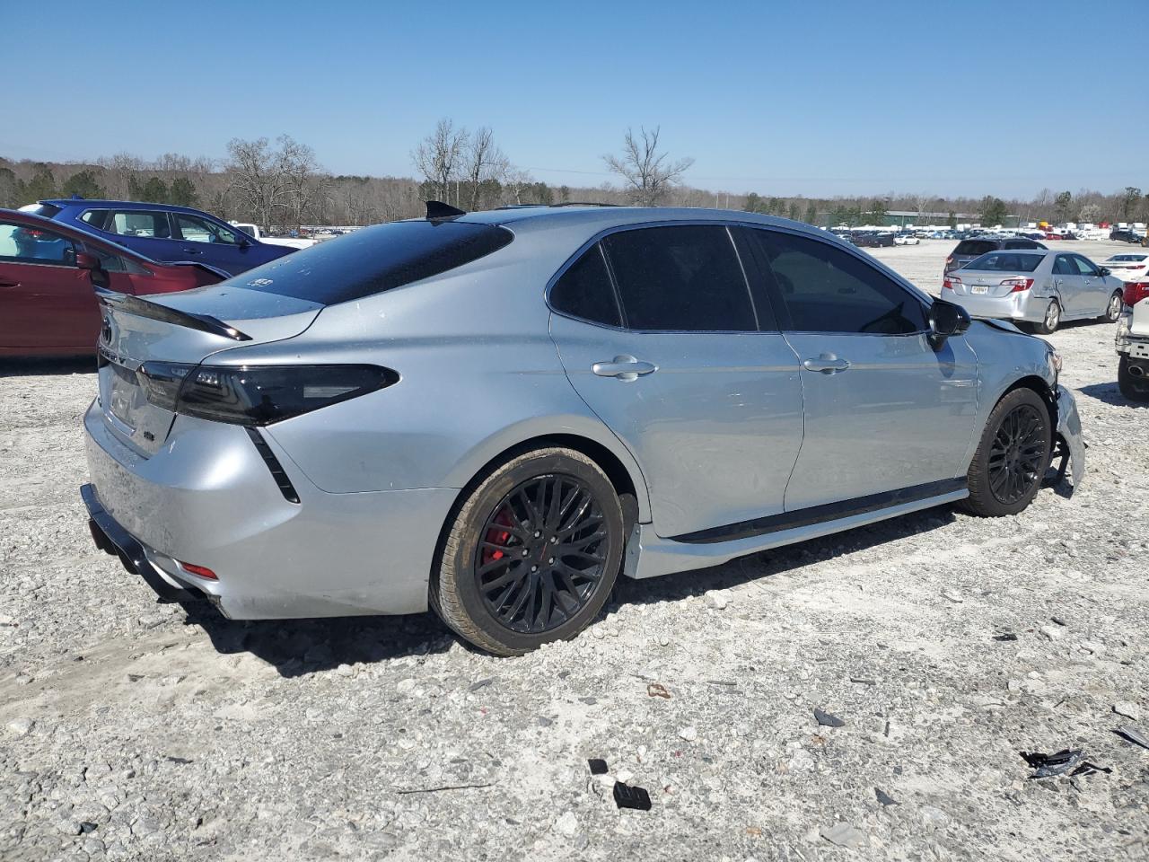2022 Toyota Camry VIN 4T1T11AK5NU667464 Copart auction photo, front end damage thumbnail 3