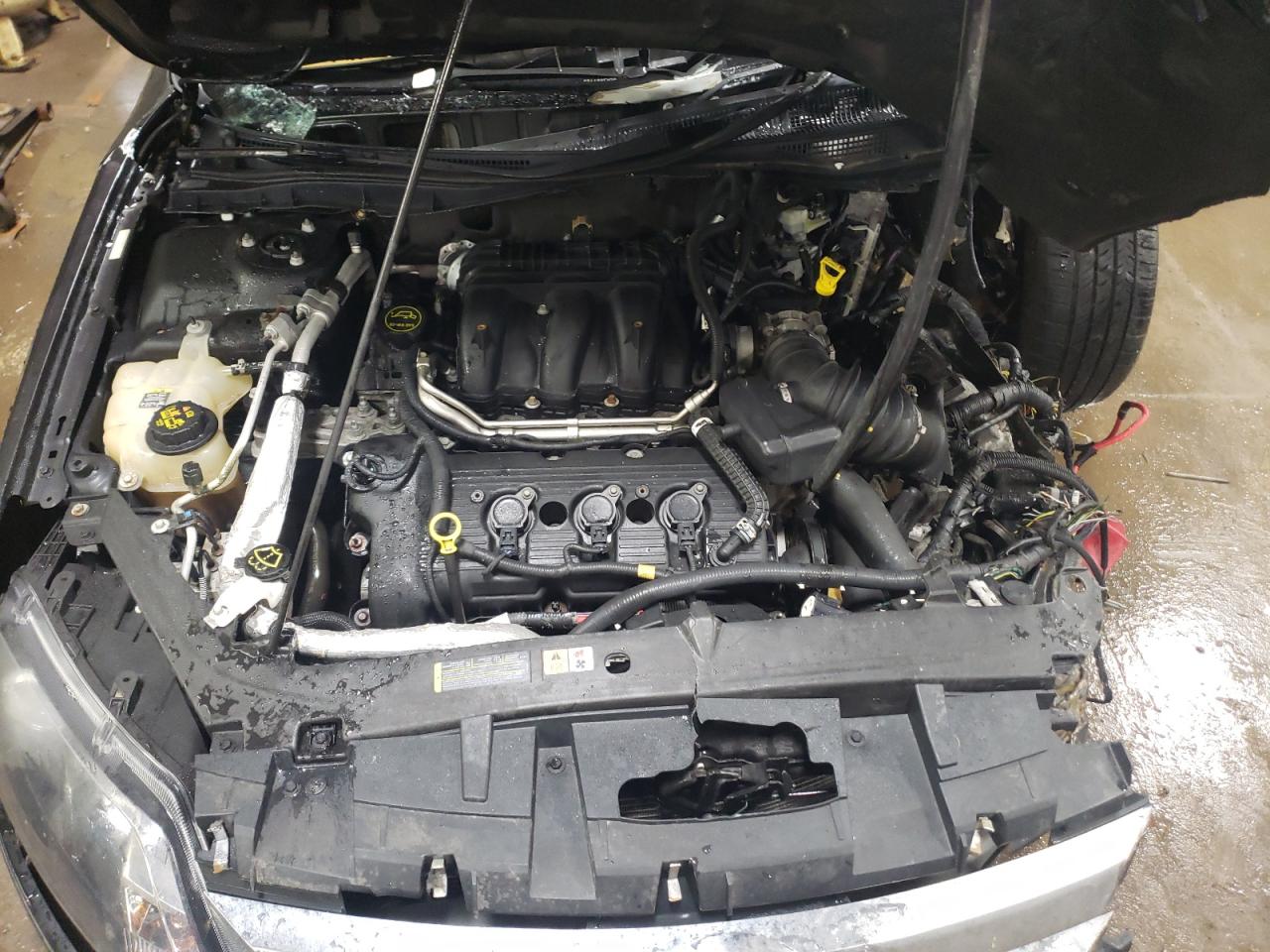 2012 Ford Fusion VIN 3FAHP0JG8CR366776 Copart auction photo, rollover damage thumbnail 11