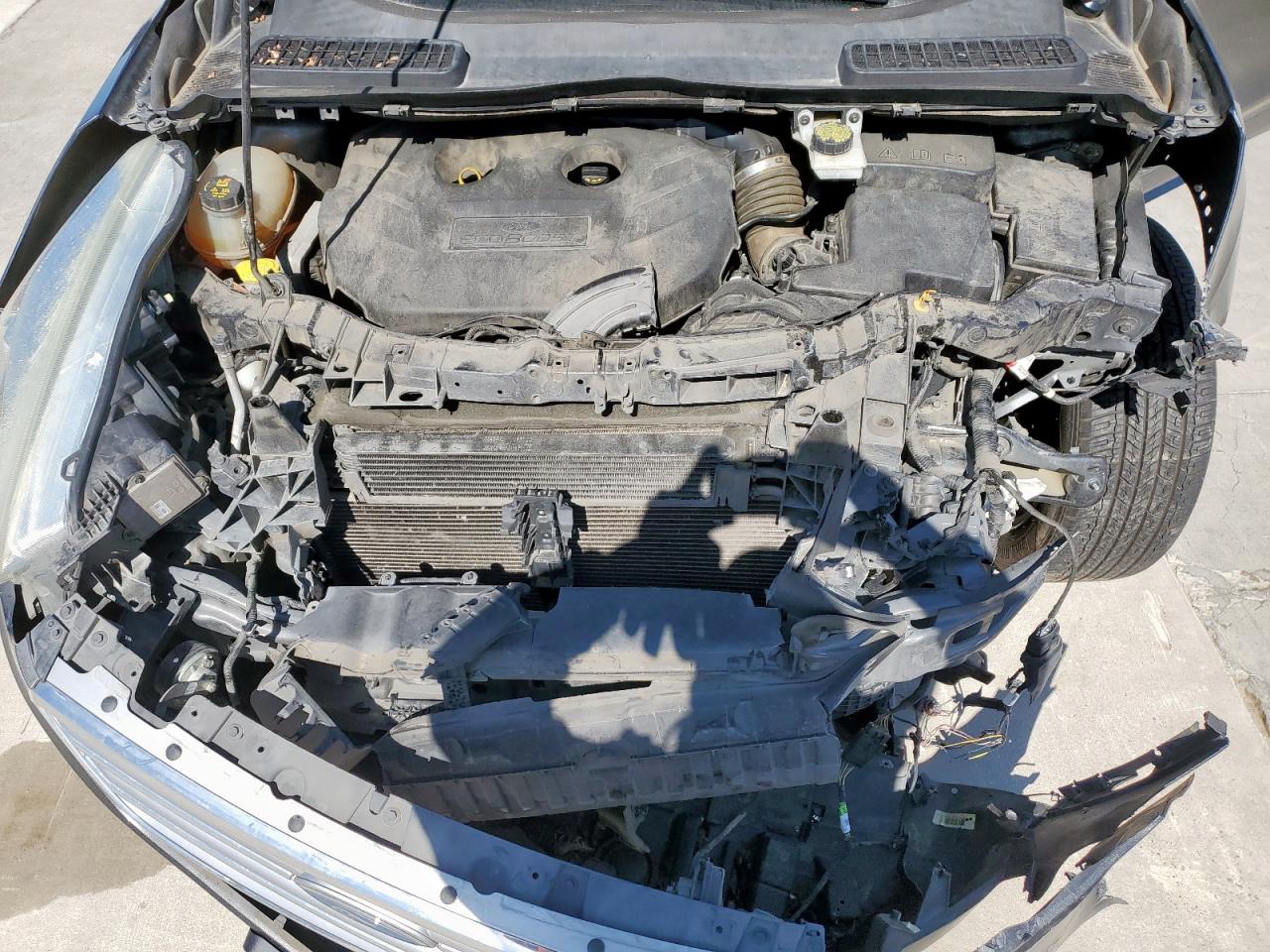 2017 Ford Escape VIN 1FMCU0J9XHUA93513 Copart auction photo, front end damage thumbnail 12