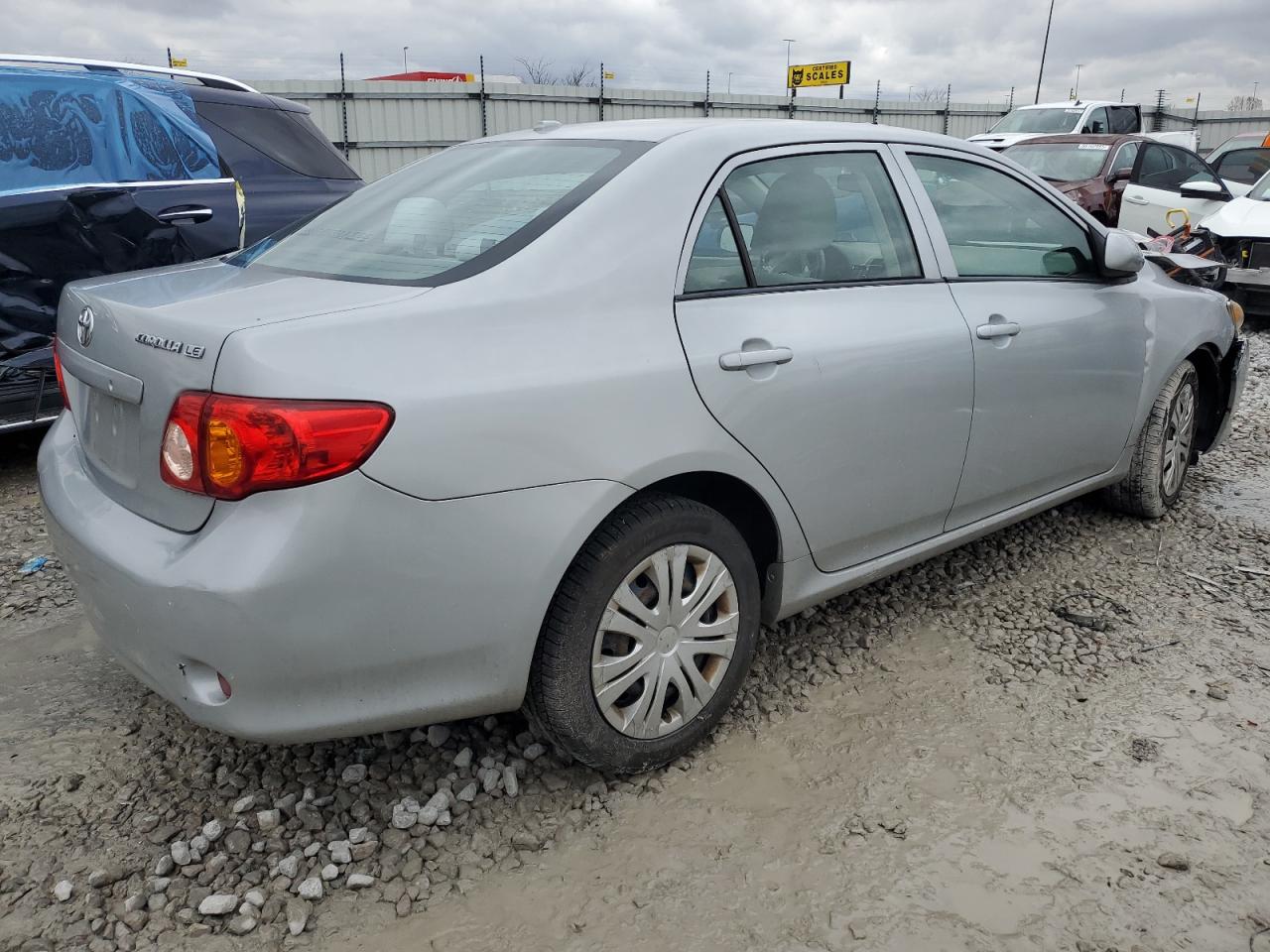 2010 Toyota Corolla VIN 2T1BU4EE3AC322695 Copart auction photo, front end / side damage thumbnail 3