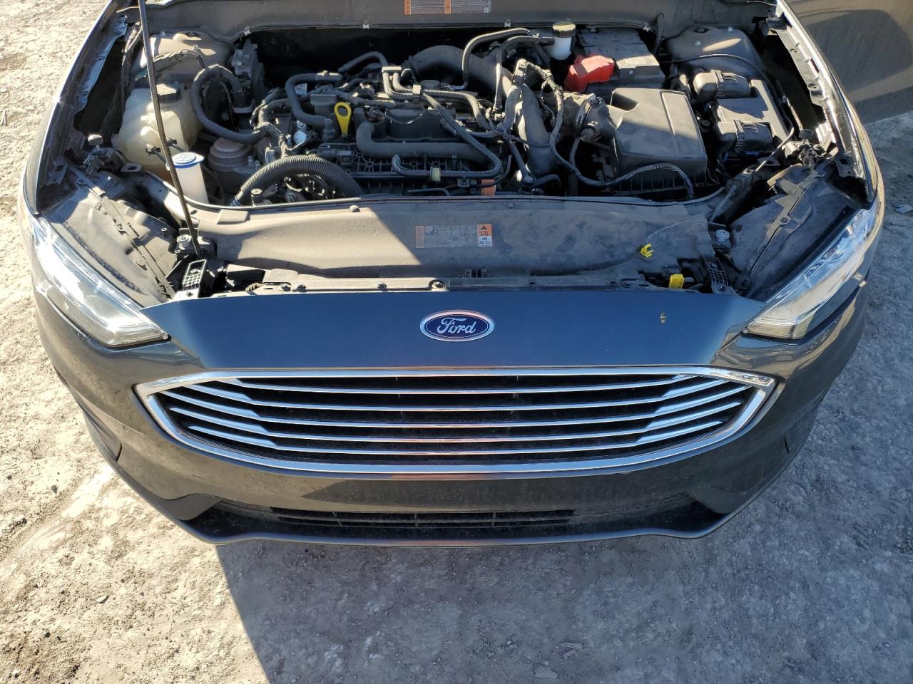 2020 Ford Fusion VIN 3FA6P0HD0LR218639 Copart auction photo, rear end damage thumbnail 11