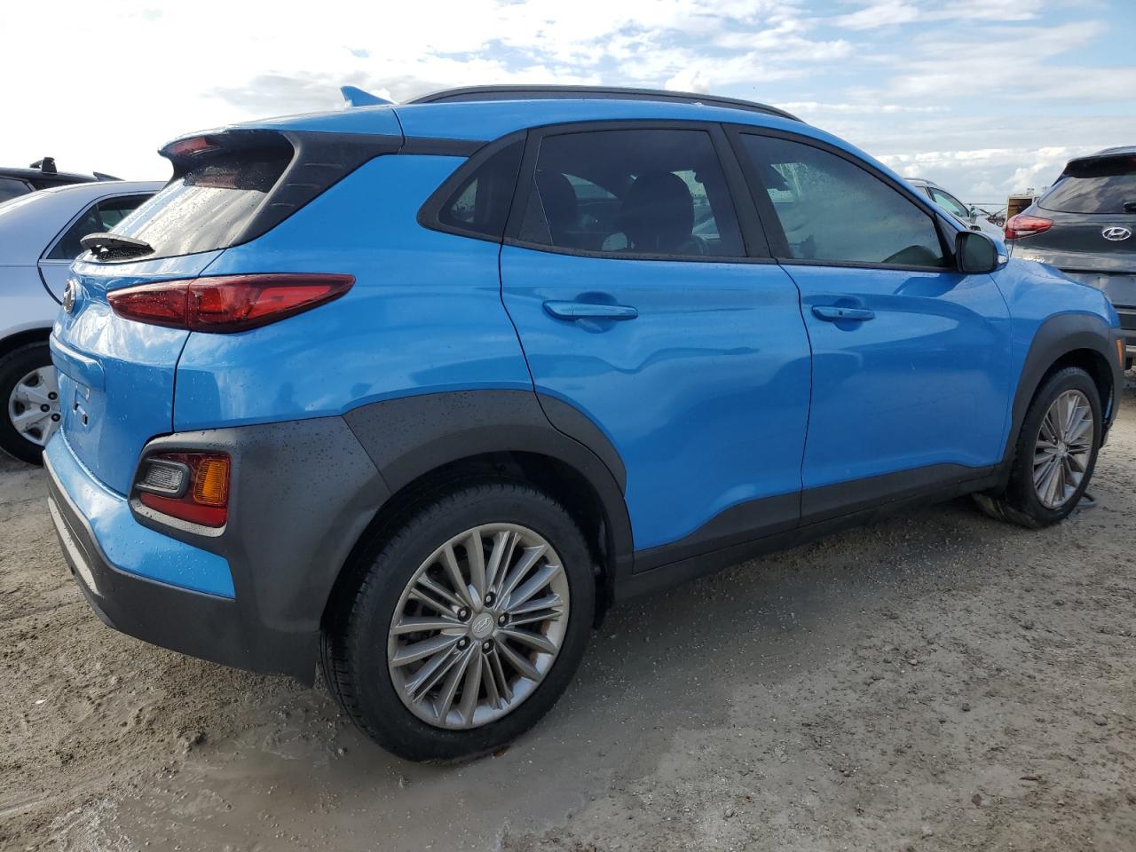 2019 Hyundai Kona VIN KM8K62AA6KU236718 Copart auction photo, water/flood damage thumbnail 3