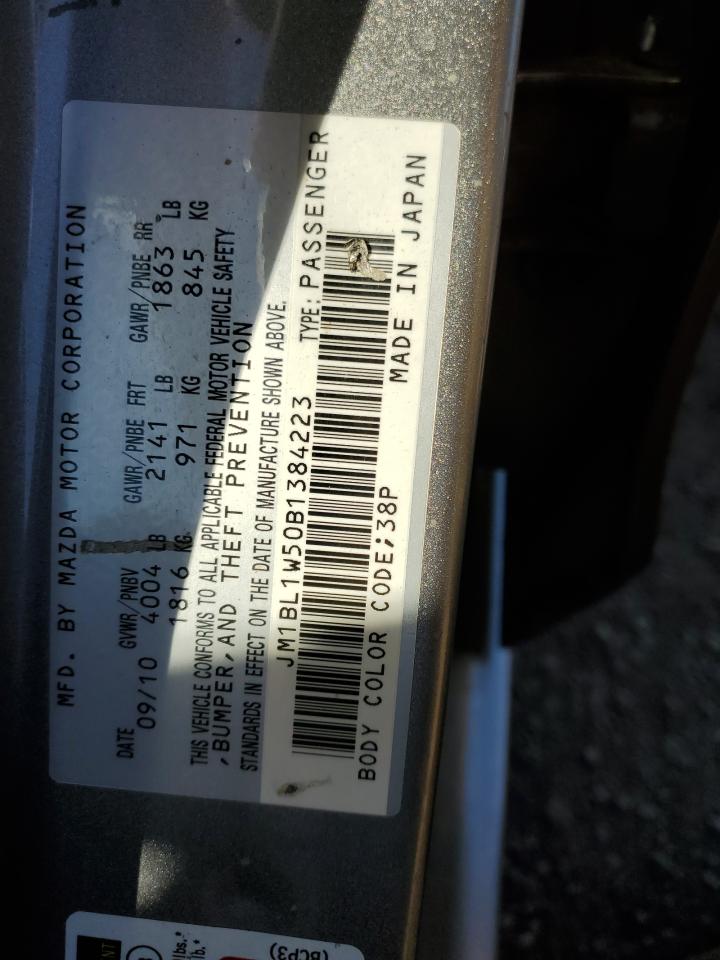2011 Mazda 3 VIN JM1BL1W50B1384223 Copart auction photo, front end damage thumbnail 13