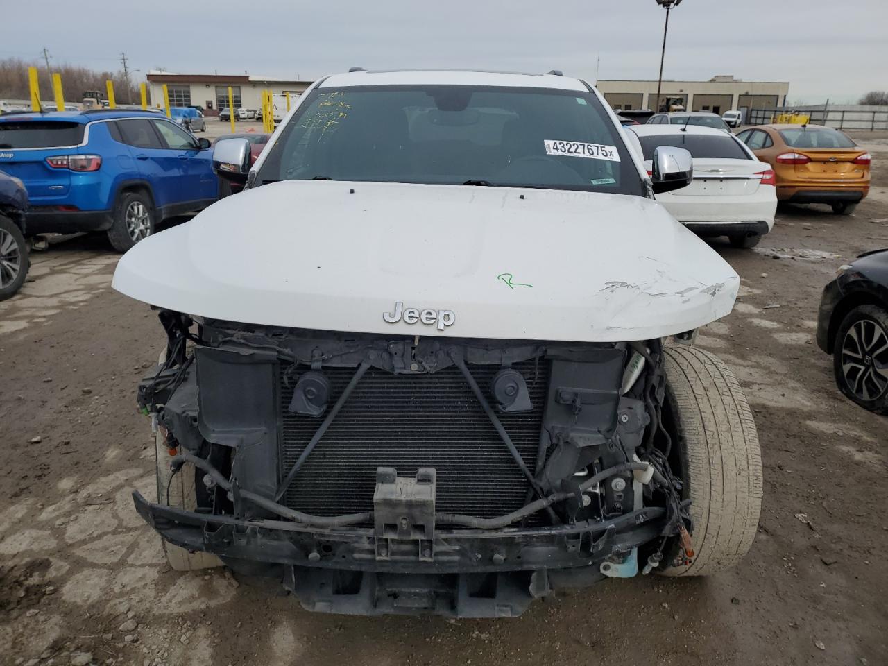 2020 Jeep Grand Cherokee VIN 1C4RJFBG0LC287876 Copart auction photo, front end / minor dent/scratches damage thumbnail 5