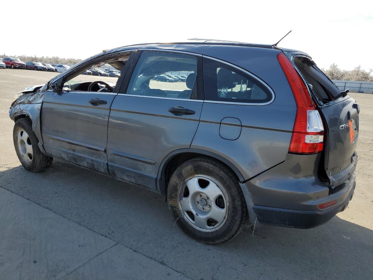 2010 Honda CR-V VIN 5J6RE3H32AL015697 Copart auction photo, rollover damage thumbnail 2