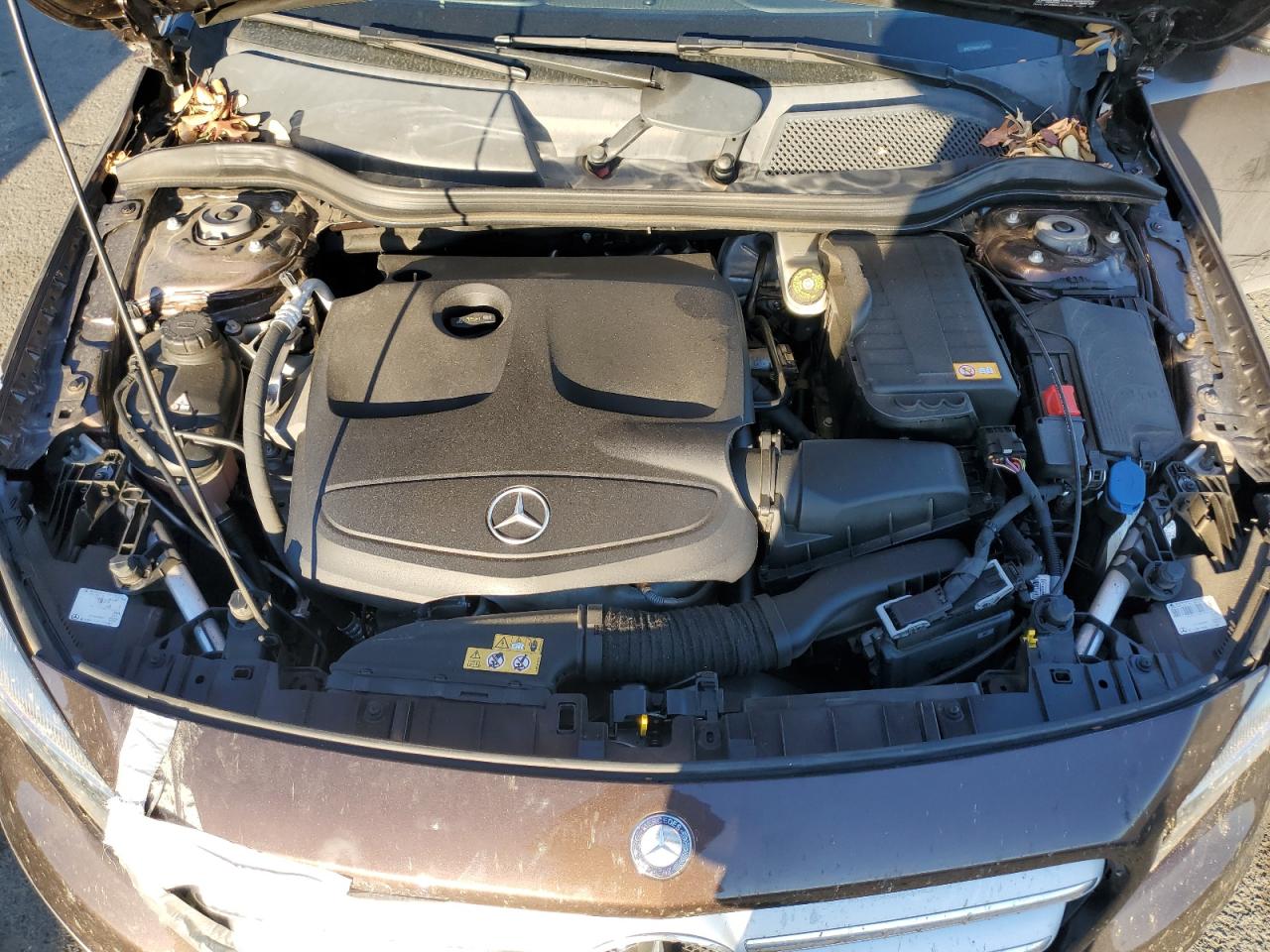 2015 Mercedes-Benz GLA-klasse VIN WDCTG4GB6FJ168729 Copart auction photo, front end damage thumbnail 11