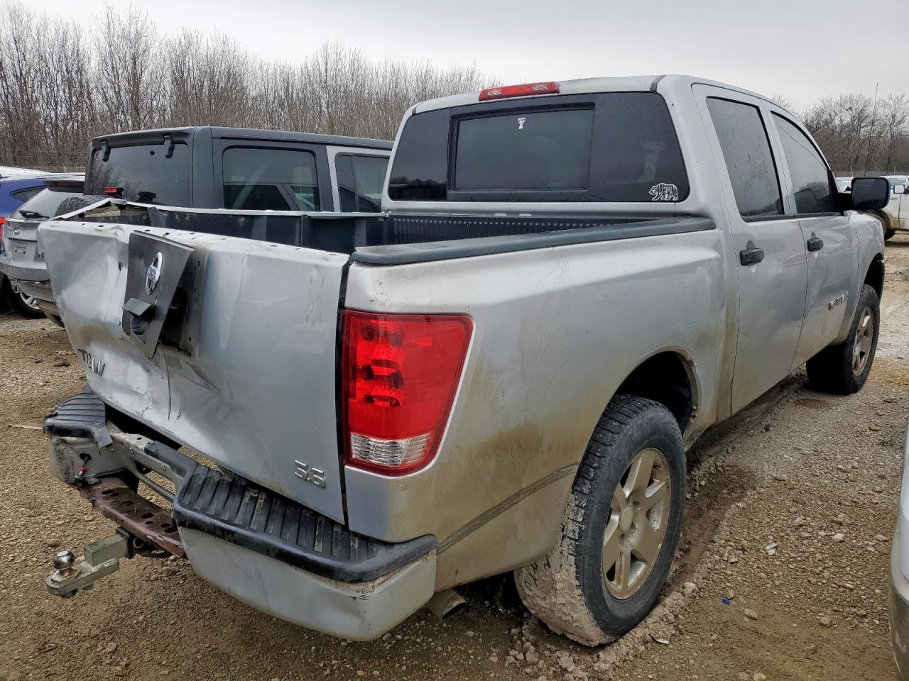 2008 Nissan Titan VIN 1N6AA07D08N323759 Copart auction photo, rear end damage thumbnail 3