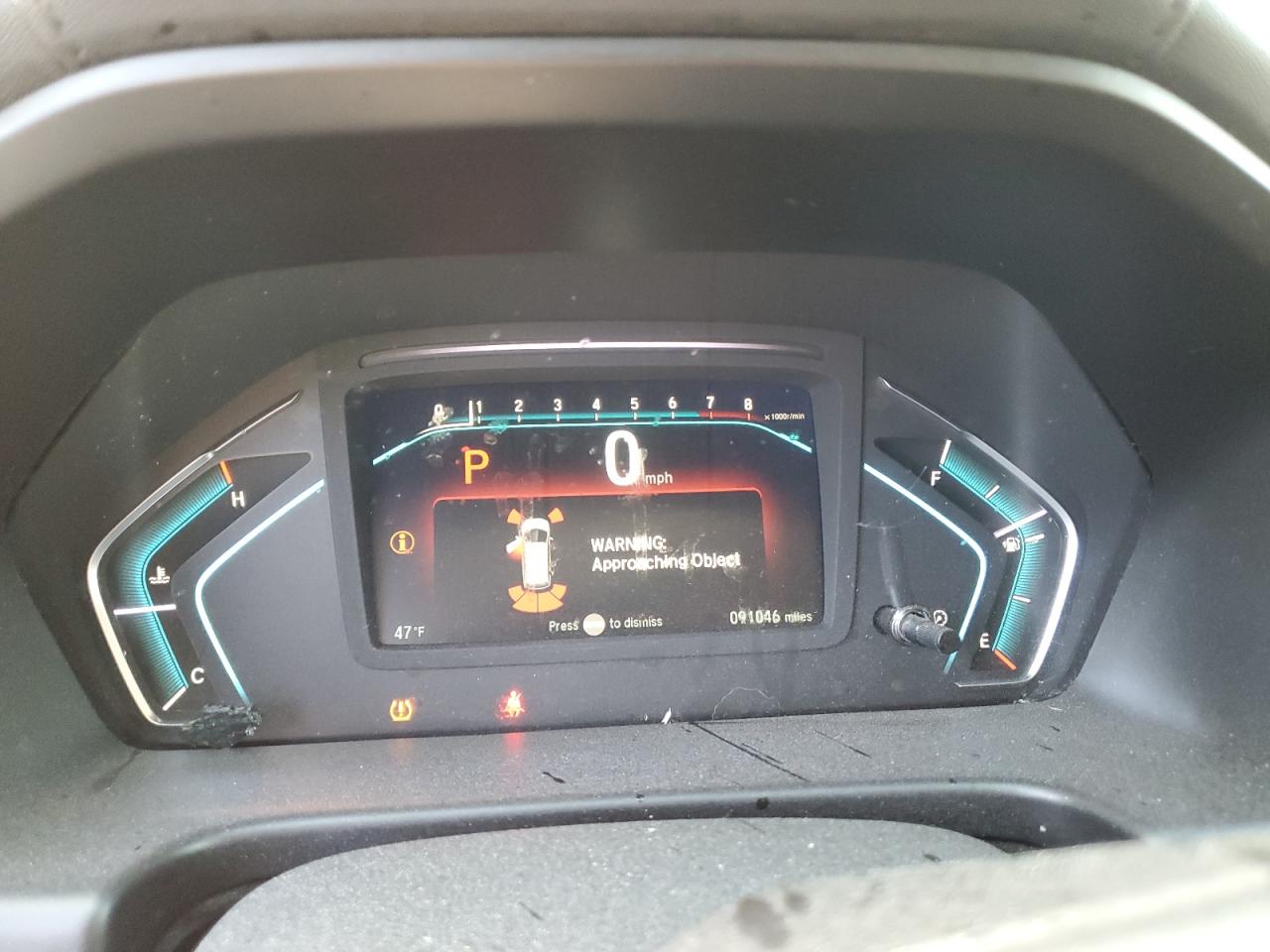 2018 Honda Odyssey VIN 5FNRL6H90JB100302 Copart auction photo, rear end damage thumbnail 9