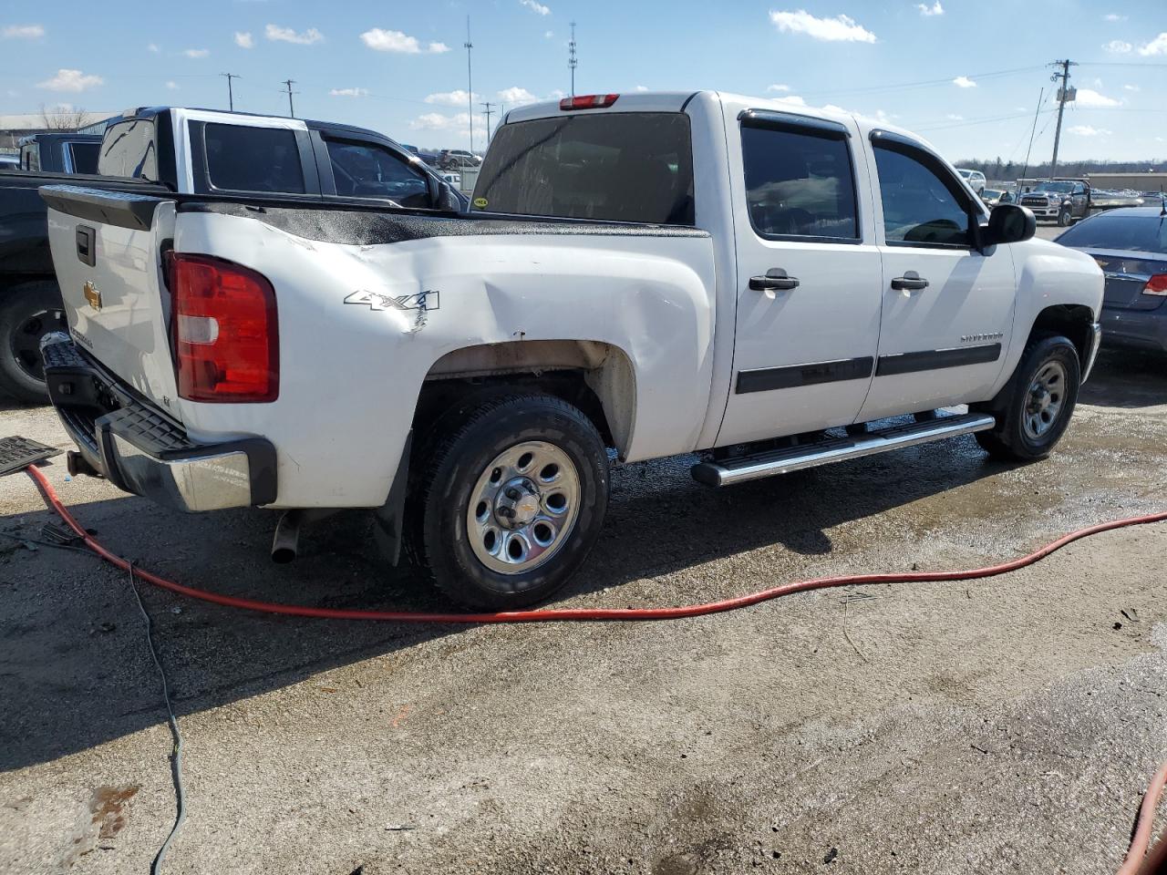 2013 Chevrolet Silverado VIN 3GCPKSEAXDG291842 Copart auction photo, rear end damage thumbnail 3