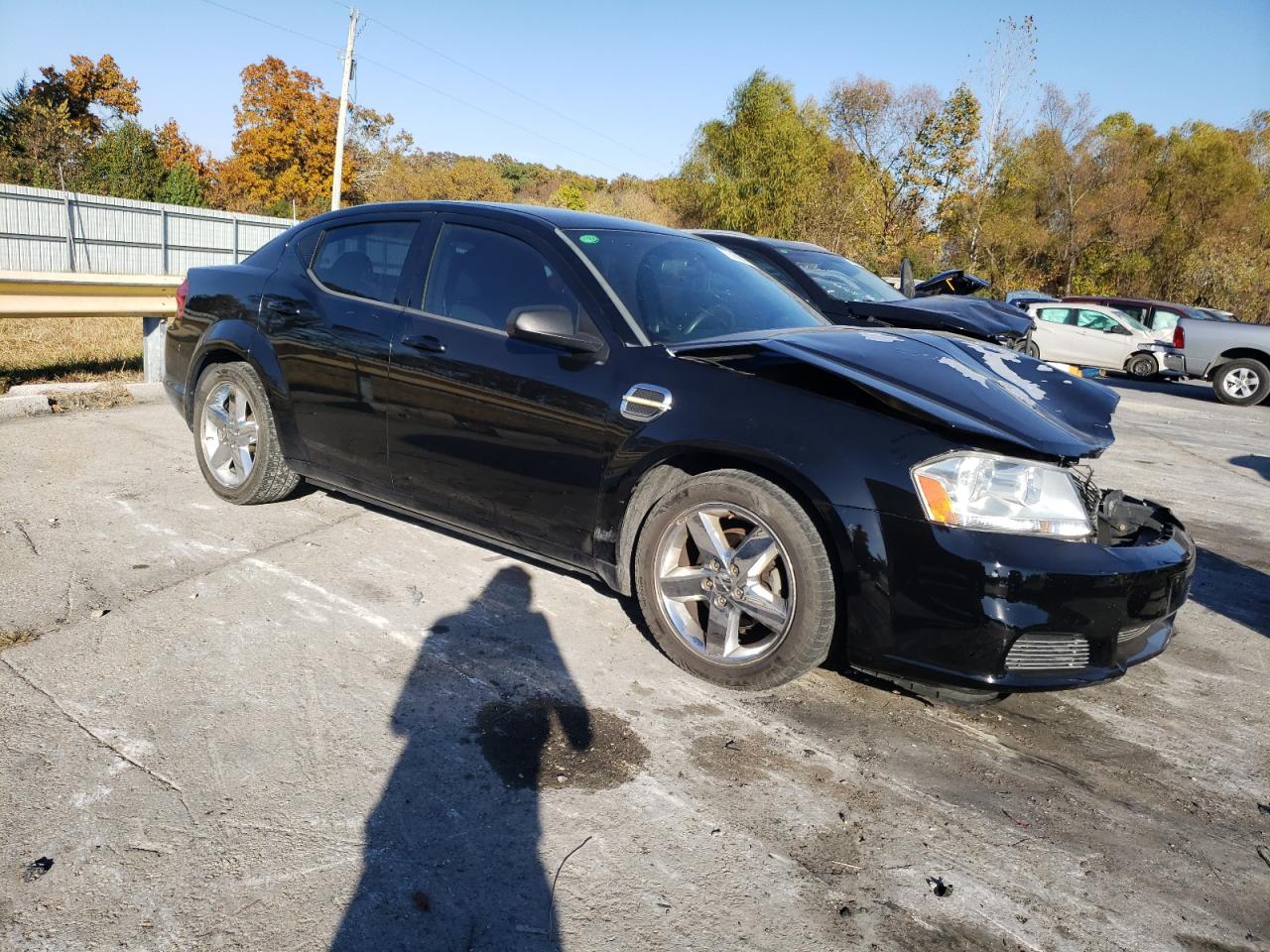 2012 Dodge Avenger VIN 1C3CDZAB2CN151004 Copart auction photo, front end / minor dent/scratches damage thumbnail 4