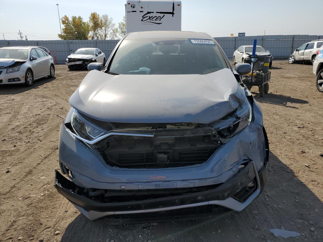 2022 Honda CR-V VIN 7FARW2H80NE051362 Copart auction photo, undercarriage / front end damage thumbnail 5