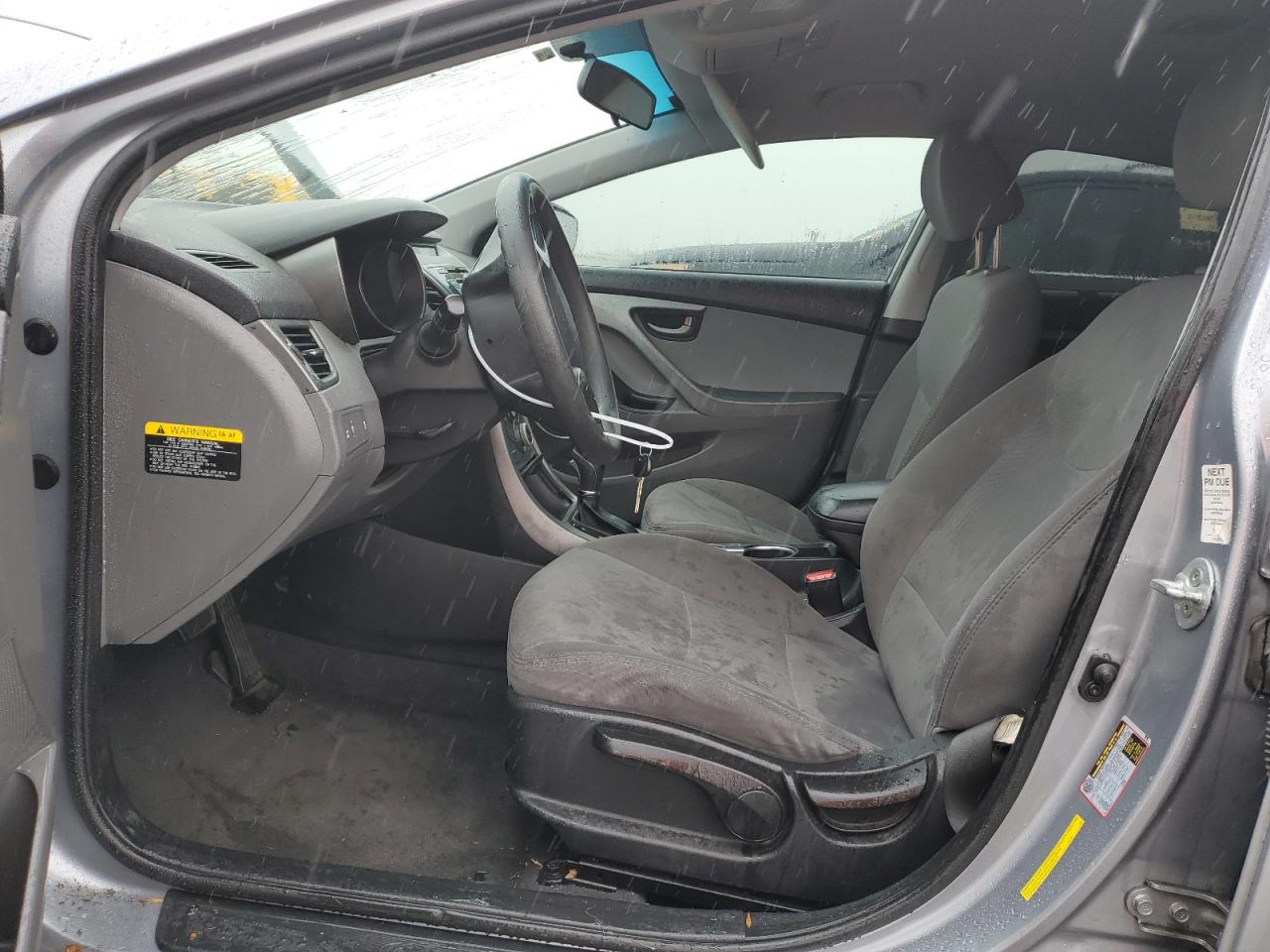 2016 Hyundai Elantra VIN 5NPDH4AE5GH774298 Copart auction photo, front end / side damage thumbnail 7