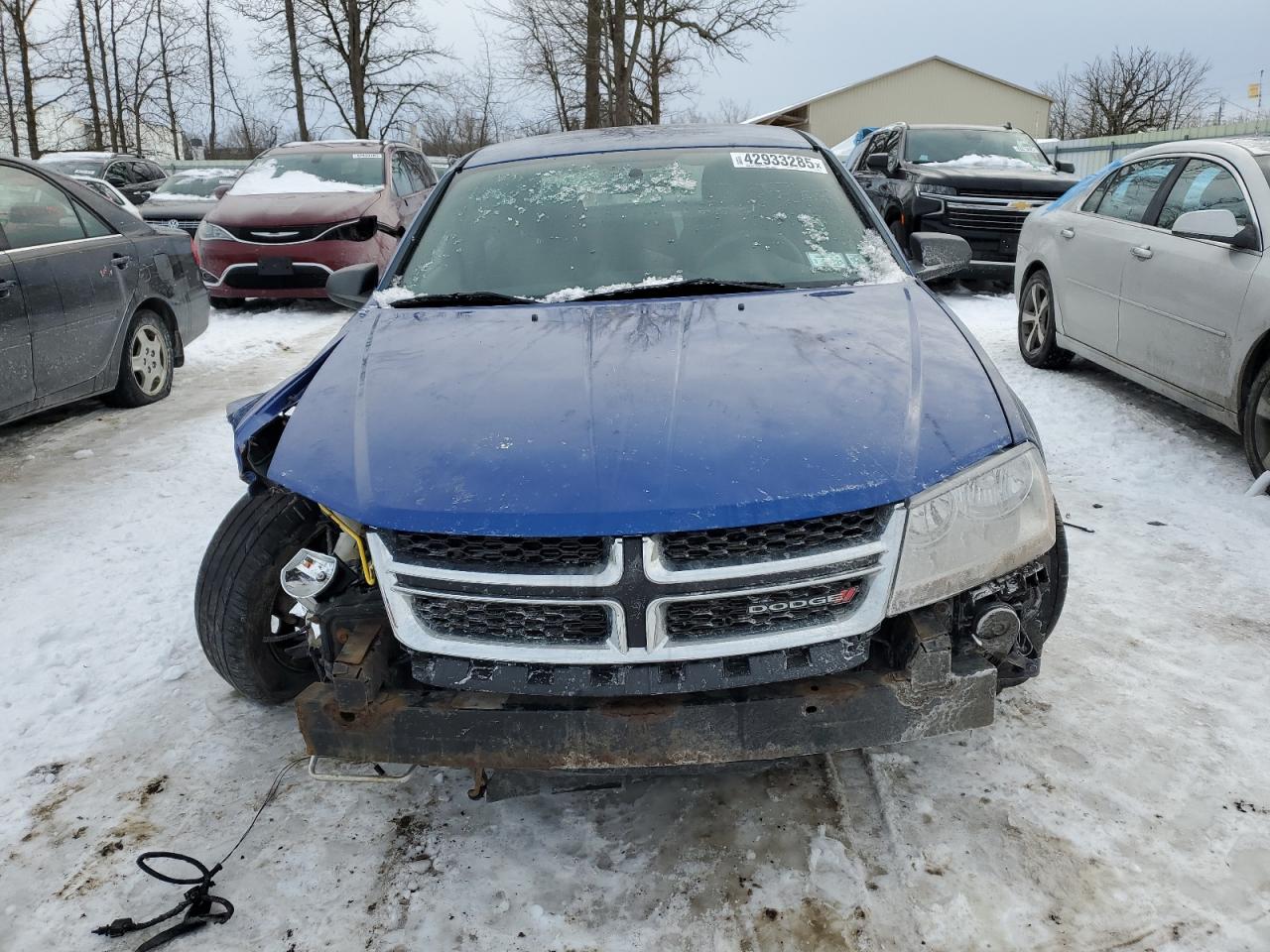 2013 Dodge Avenger VIN 1C3CDZAB1DN540380 Copart auction photo, front end / minor dent/scratches damage thumbnail 5