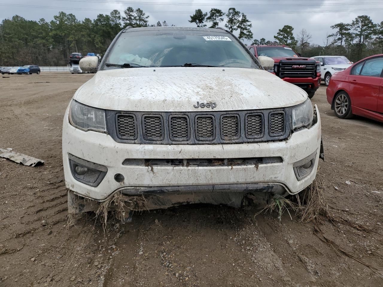 2019 Jeep Compass VIN 3C4NJCBB9KT664922 Copart auction photo, front end damage thumbnail 5
