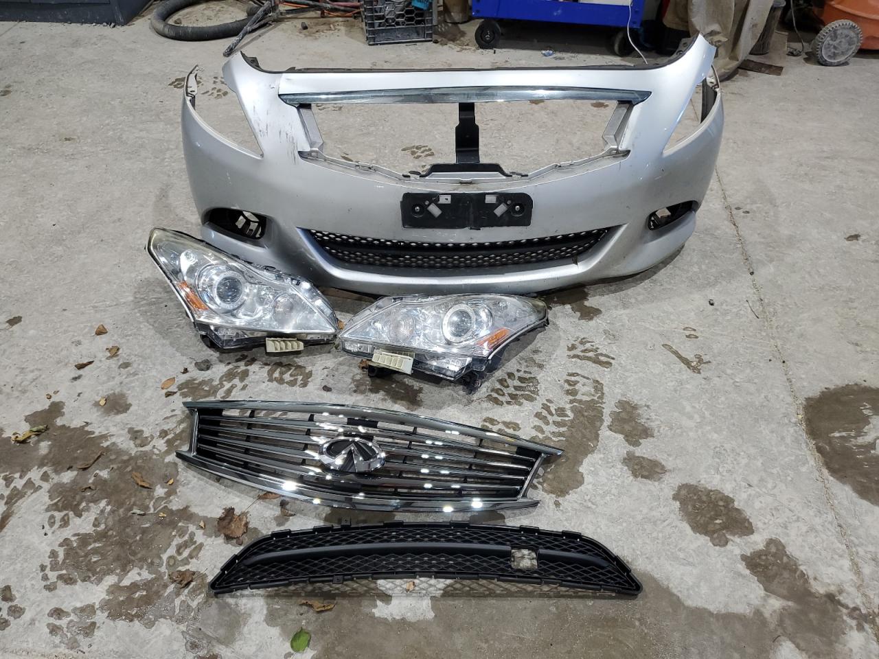 2015 Infiniti Q40 VIN JN1CV6AR3FM651013 Copart auction photo, front end damage thumbnail 14