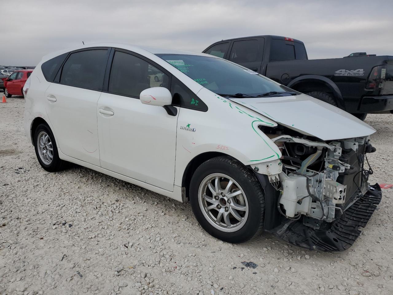 2012 Toyota Prius VIN JTDZN3EU0C3081851 Copart auction photo, all over damage thumbnail 4