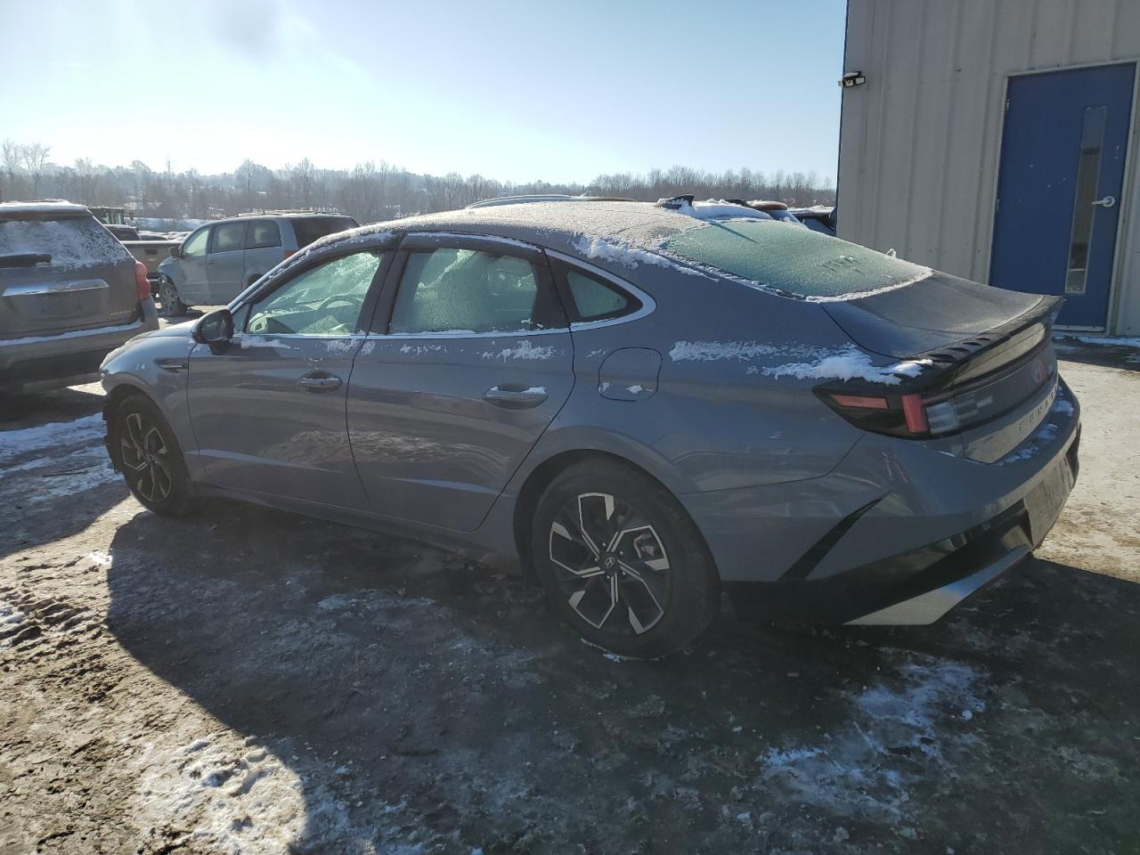 2024 Hyundai Sonata VIN KMHL64JA5RA367781 Copart auction photo, front end / side damage thumbnail 2