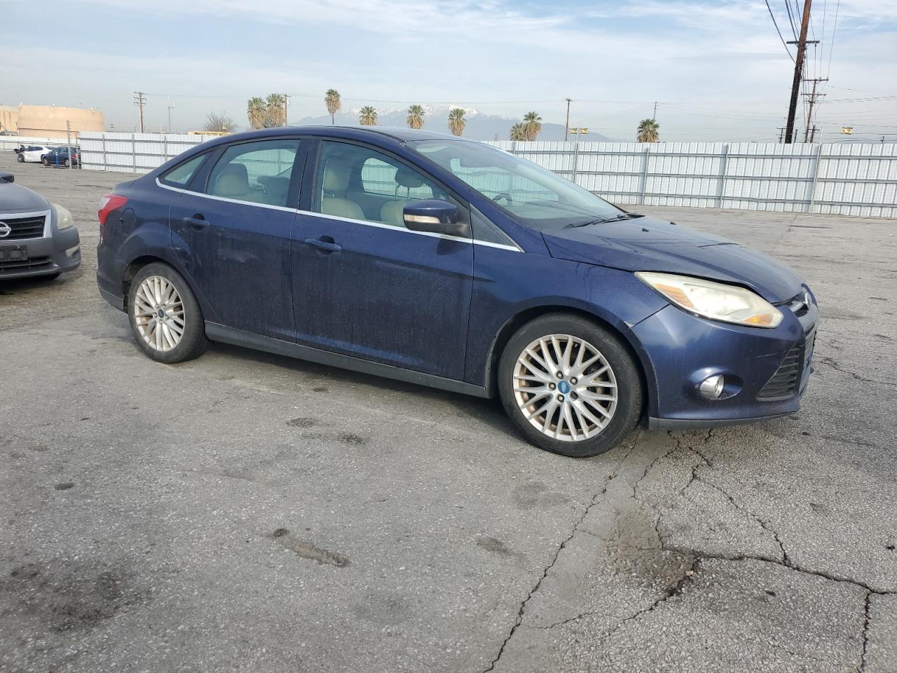 2012 Ford Focus VIN 1FAHP3H28CL132955 Copart auction photo, side damage thumbnail 4