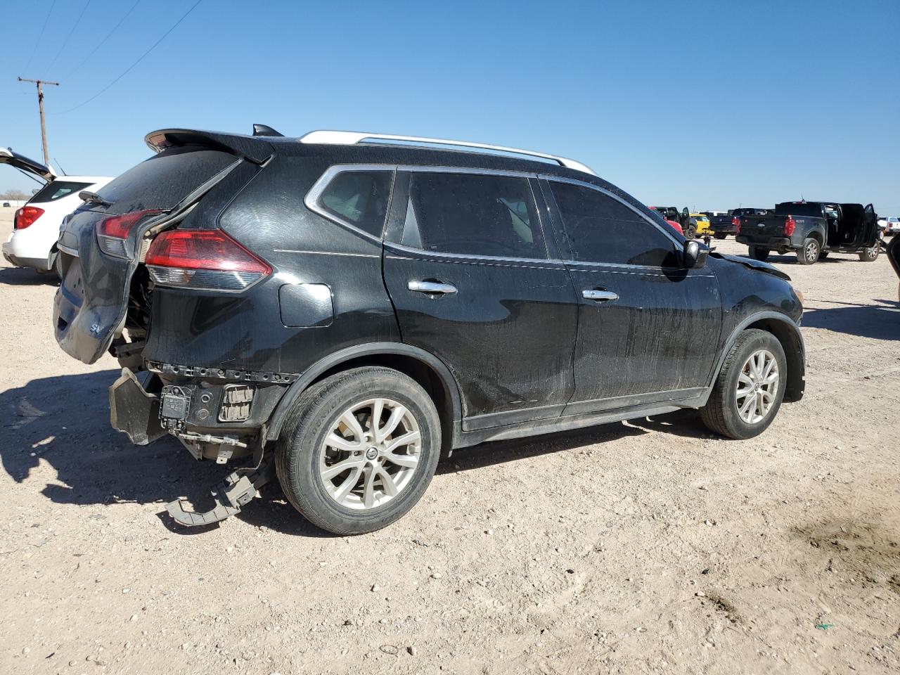 2020 Nissan Rogue VIN JN8AT2MT6LW041976 Copart auction photo, front end / rear end damage thumbnail 3