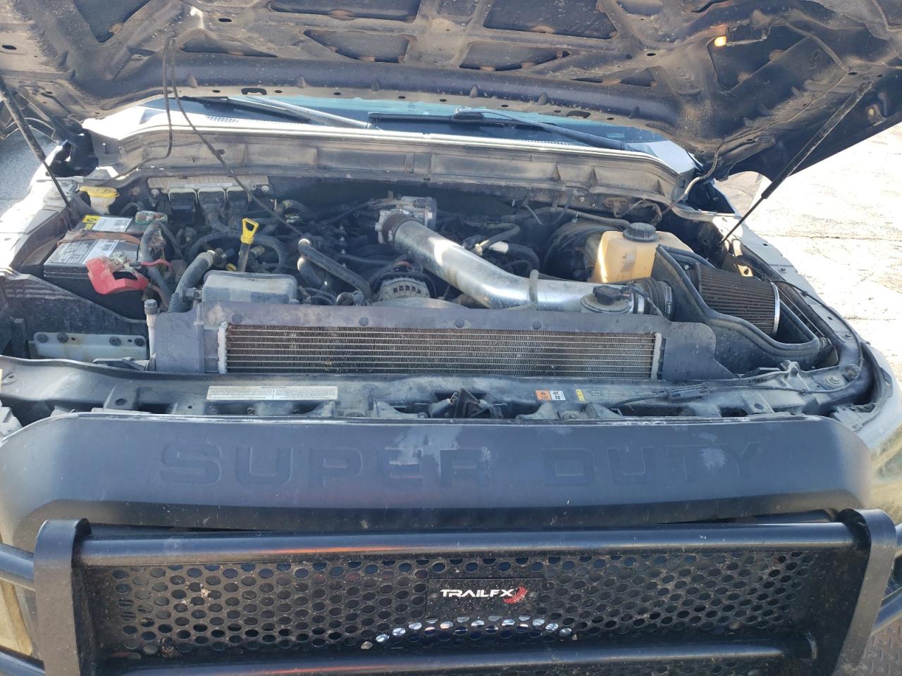 2011 Ford F250 VIN 1FT7W2B6XBEC82387 Copart auction photo, side / rear end damage thumbnail 11