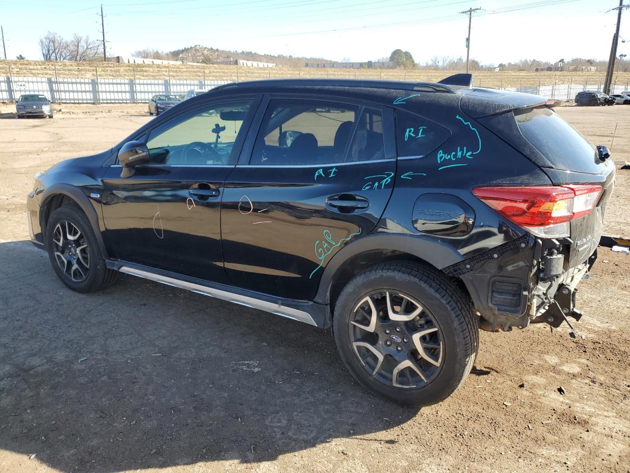 2019 Subaru XV VIN JF2GTDNC0KH287216 Copart auction photo, rear end / rejected repair damage thumbnail 2