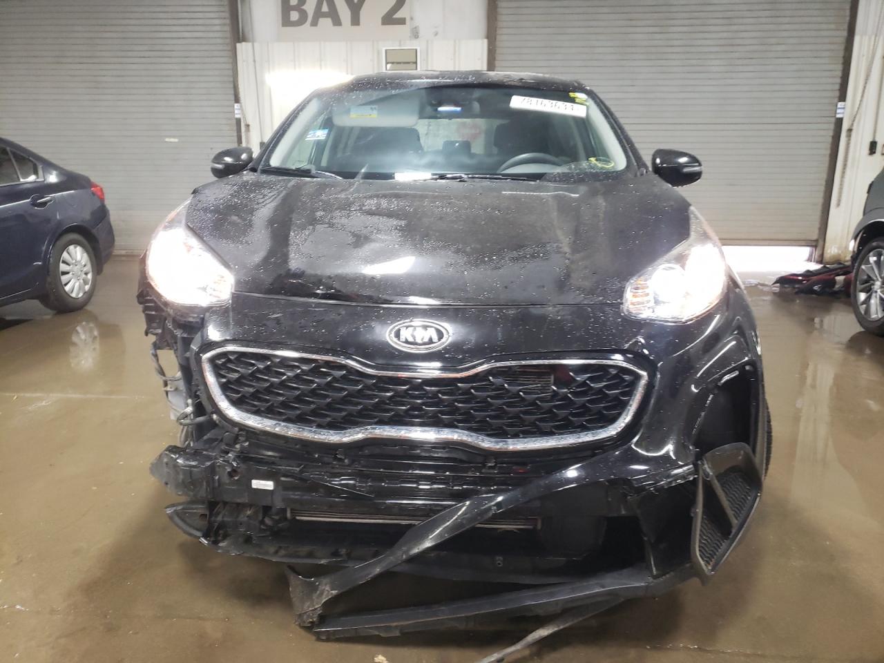 2021 KIA Sportage VIN KNDPM3AC0M7903226 Copart auction photo, front end / side damage thumbnail 5