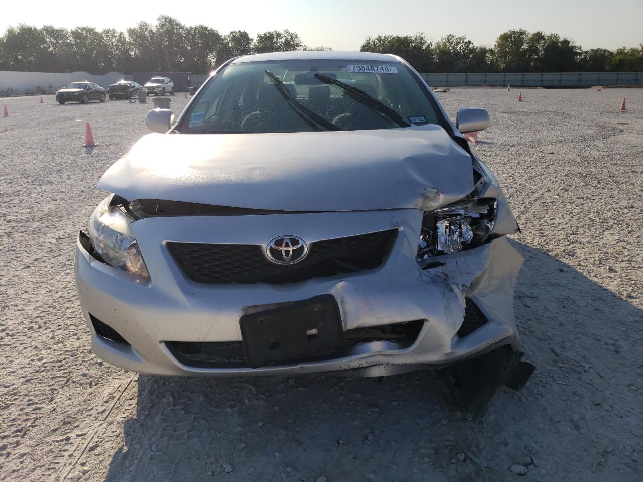 2010 Toyota Corolla VIN JTDBU4EE0AJ069758 Copart auction photo, front end damage thumbnail 5