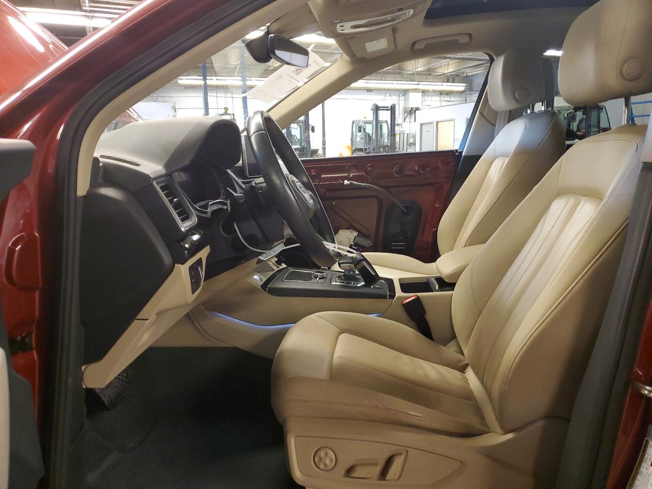 2018 Audi Q5 VIN WA1BNAFY4J2241427 Copart auction photo, front end / side damage thumbnail 7
