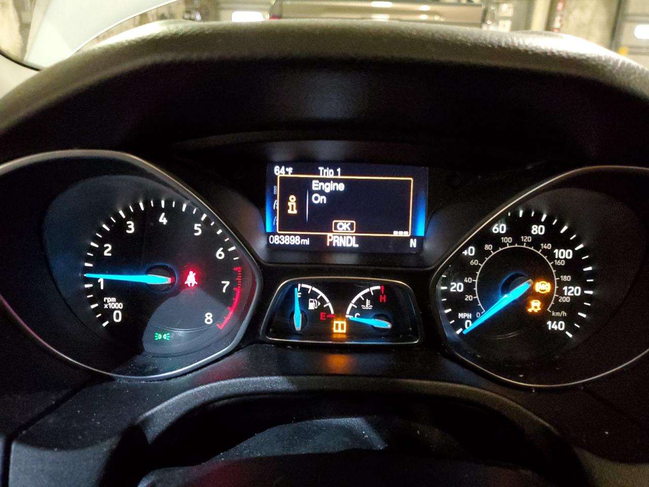 2016 Ford Focus VIN 1FADP3F20GL250716 Copart auction photo, front end / minor dent/scratches damage thumbnail 9