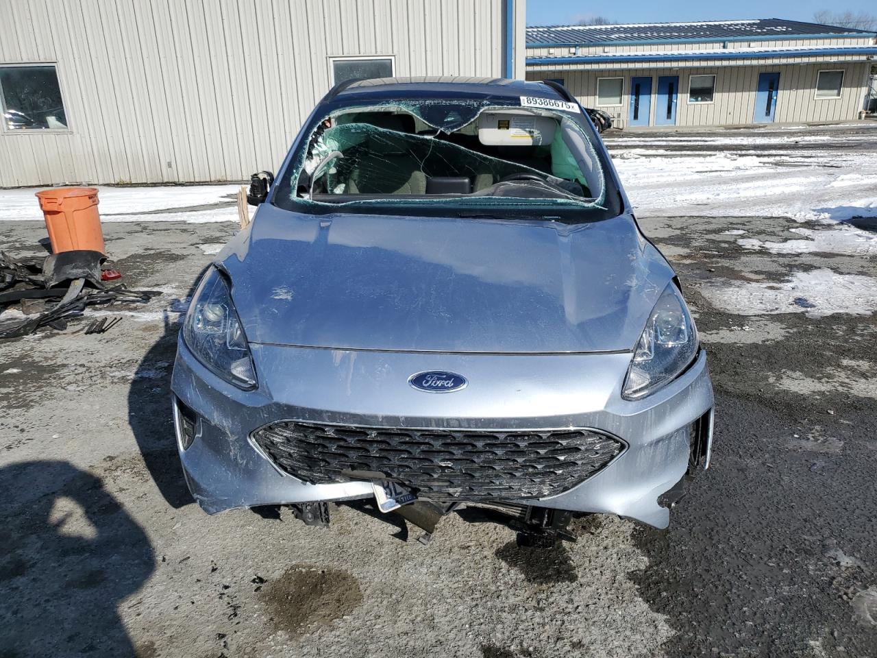 2022 Ford Escape VIN 1FMCU9G66NUA56598 Copart auction photo, front end / all over damage thumbnail 5