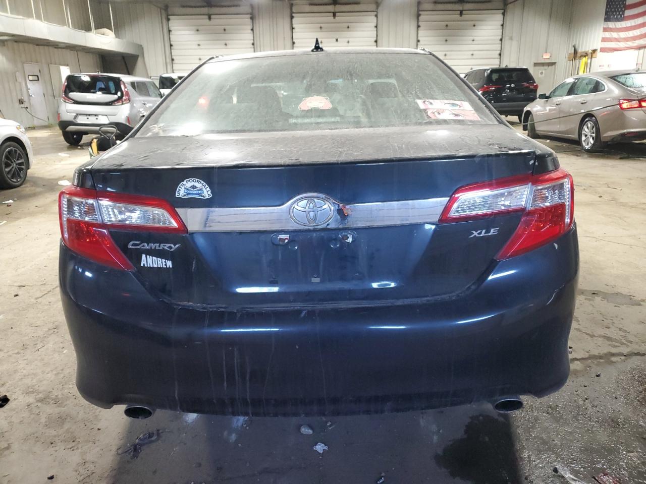 2012 Toyota Camry VIN 4T1BK1FK8CU512597 Copart auction photo, front end / side damage thumbnail 6