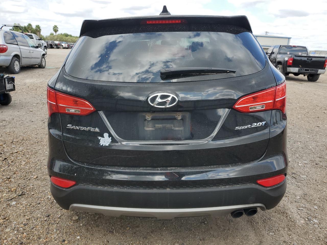 2013 Hyundai Santa Fe VIN 5XYZW3LAXDG023362 Copart auction photo, front end / minor dent/scratches damage thumbnail 6