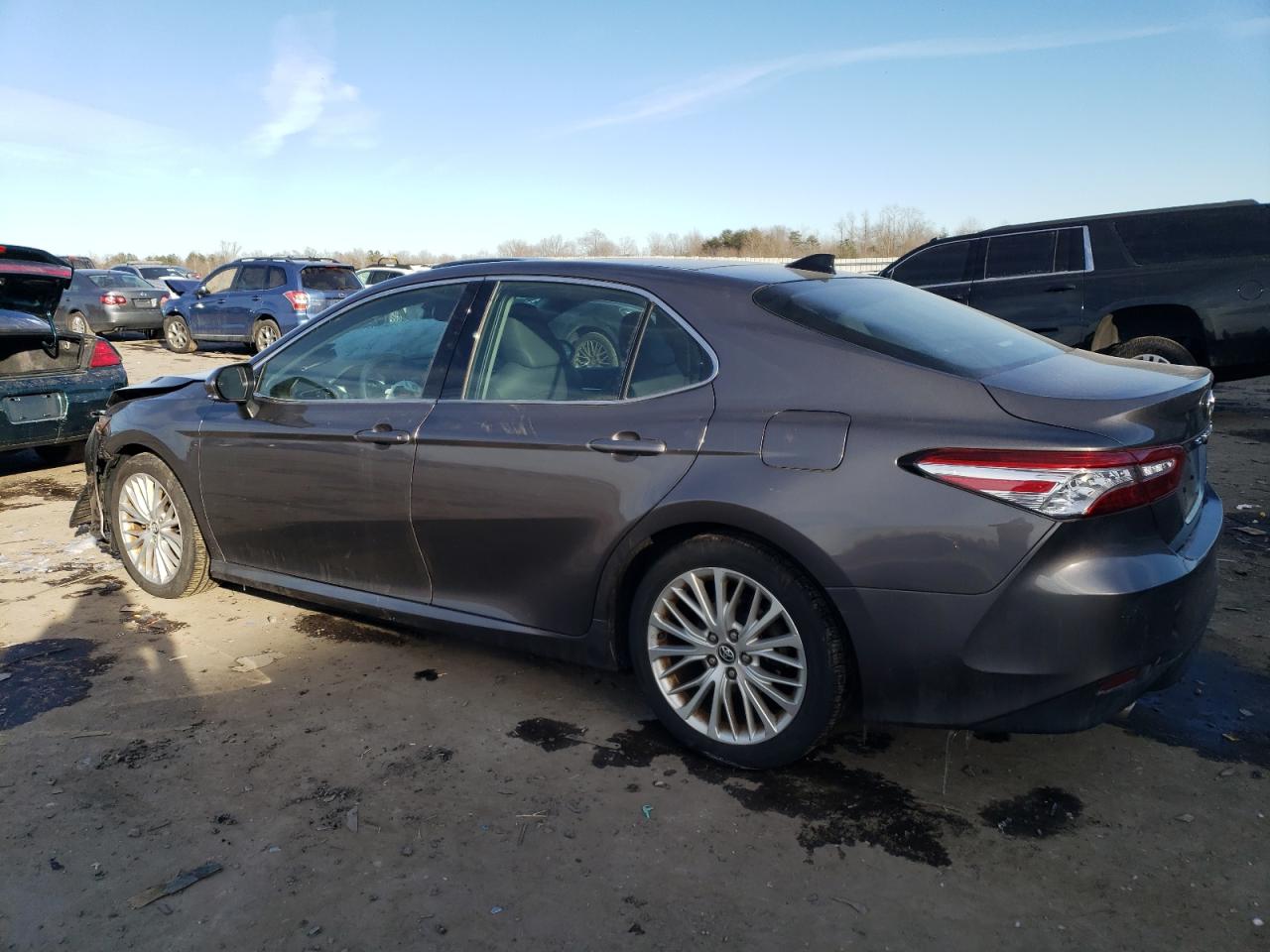 2018 Toyota Camry VIN 4T1BZ1HKXJU009059 Copart auction photo, front end / frame damage damage thumbnail 2