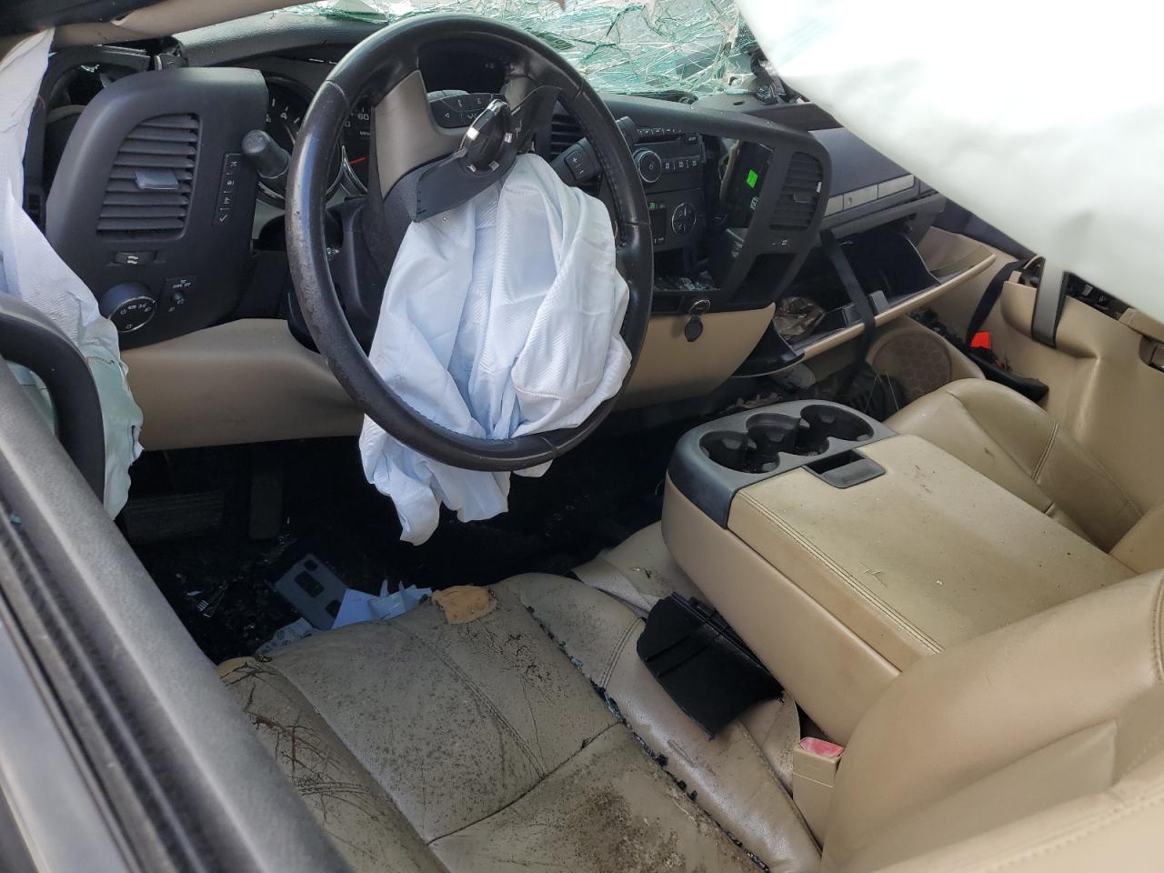 2011 GMC Sierra VIN 1GTR1VE06BZ464287 Copart auction photo, all over damage thumbnail 8