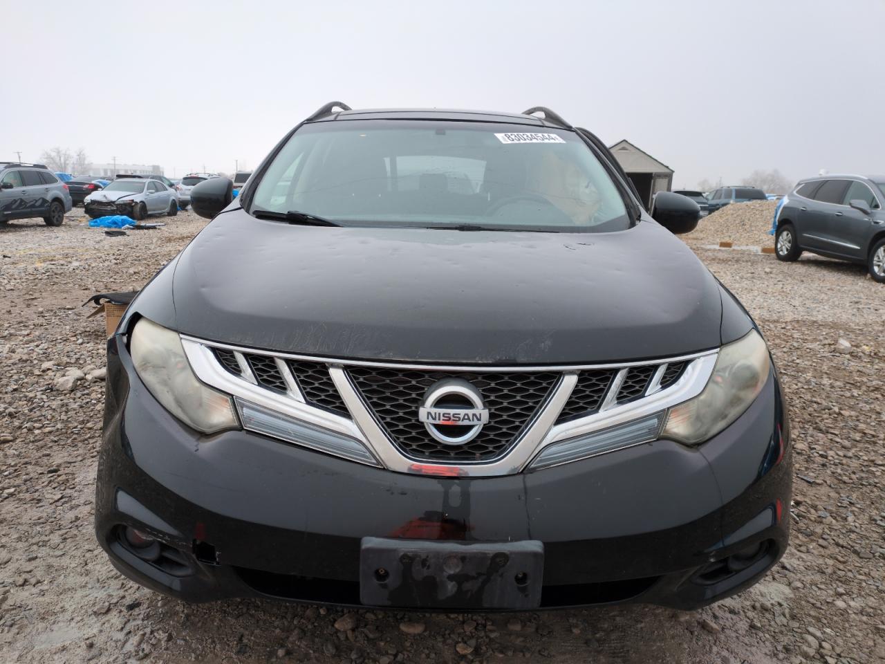 2012 Nissan Murano VIN JN8AZ1MW8CW214335 Copart auction photo, side / hail damage thumbnail 5
