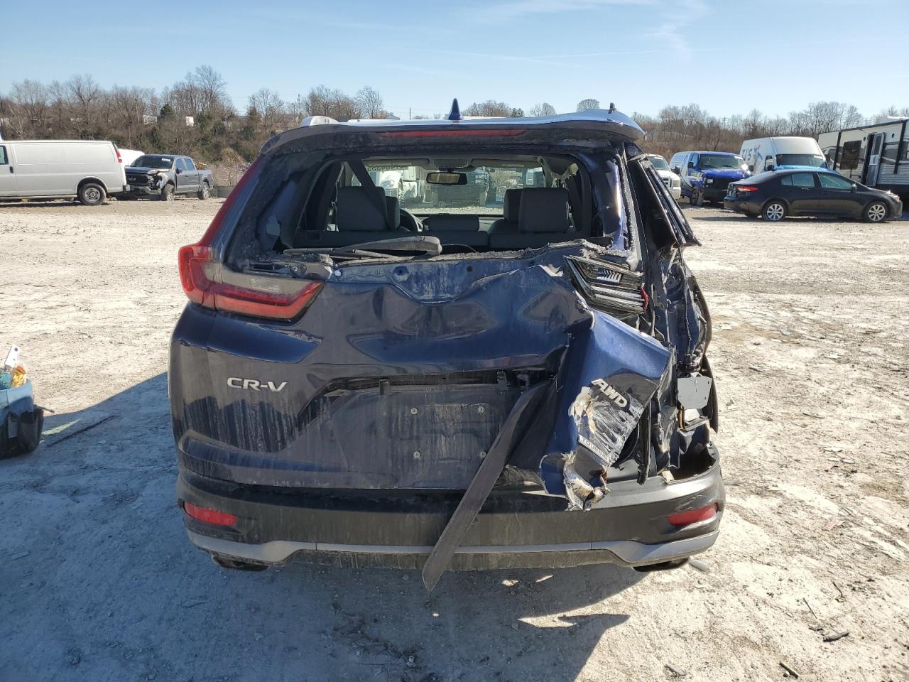 2022 Honda CR-V VIN 7FARW2H94NE021290 Copart auction photo, rear end / front end damage thumbnail 6