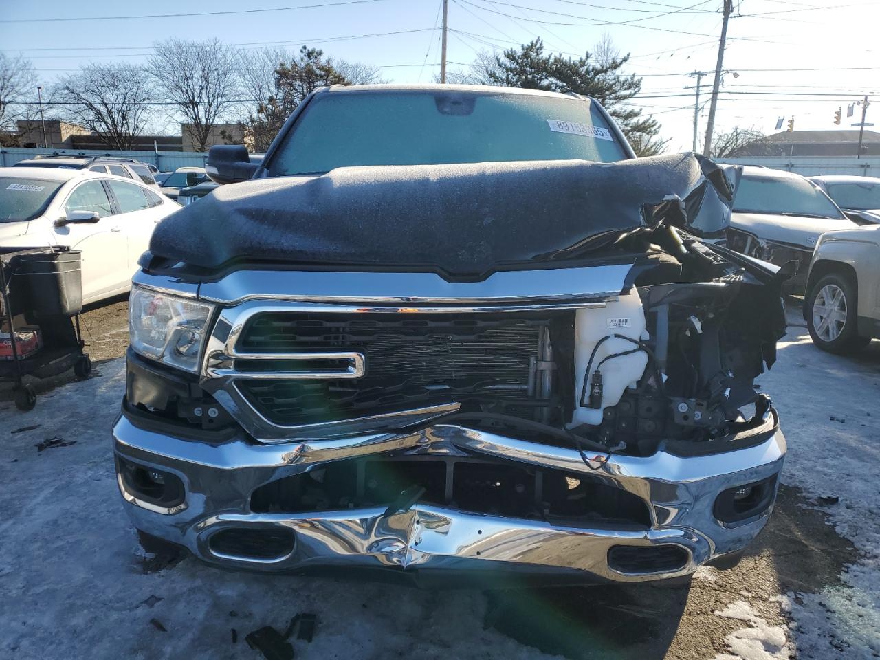 2022 RAM 1500 VIN 1C6RRFBG0NN440828 Copart auction photo, front end / mechanical damage thumbnail 5
