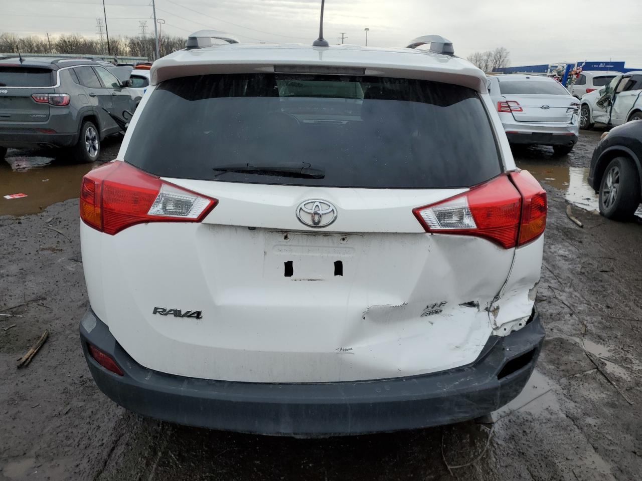 2013 Toyota RAV 4 VIN 2T3RFREV8DW010534 Copart auction photo, front end / rear end damage thumbnail 6