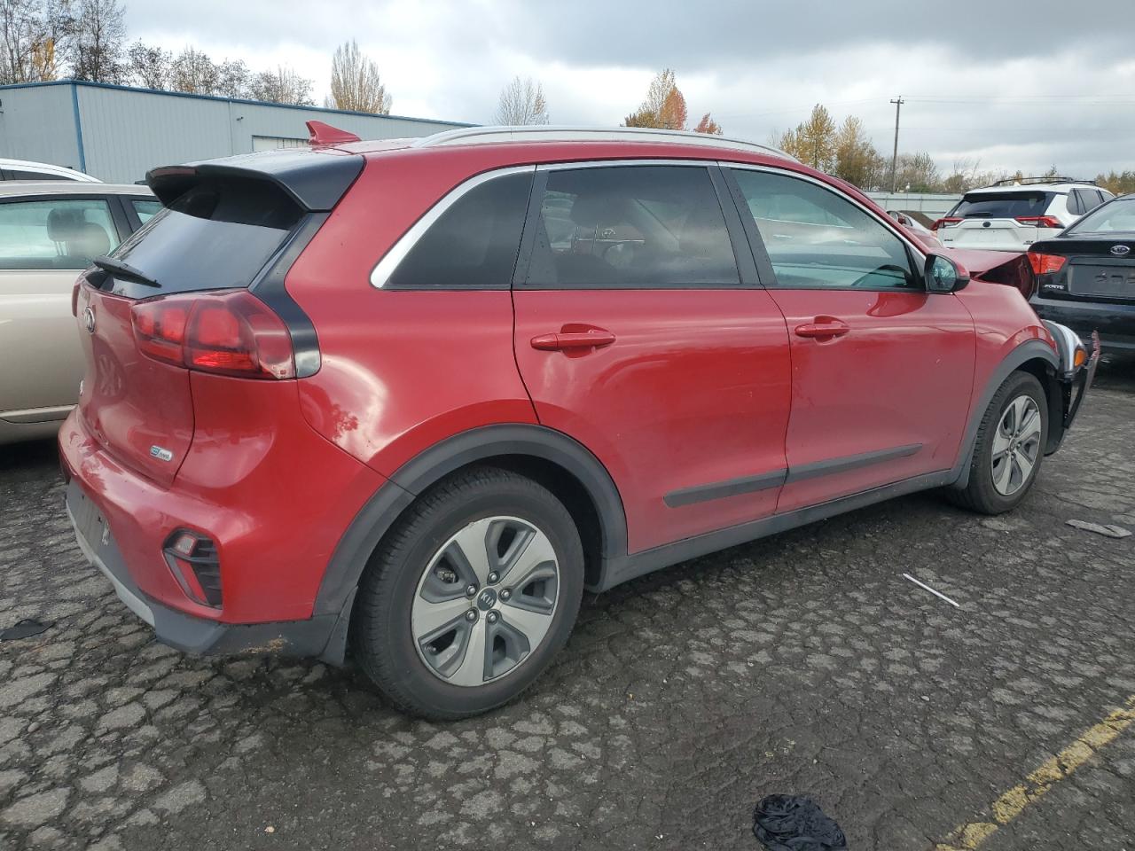 2020 KIA Niro VIN KNDCB3LC4L5400570 Copart auction photo, front end damage thumbnail 3